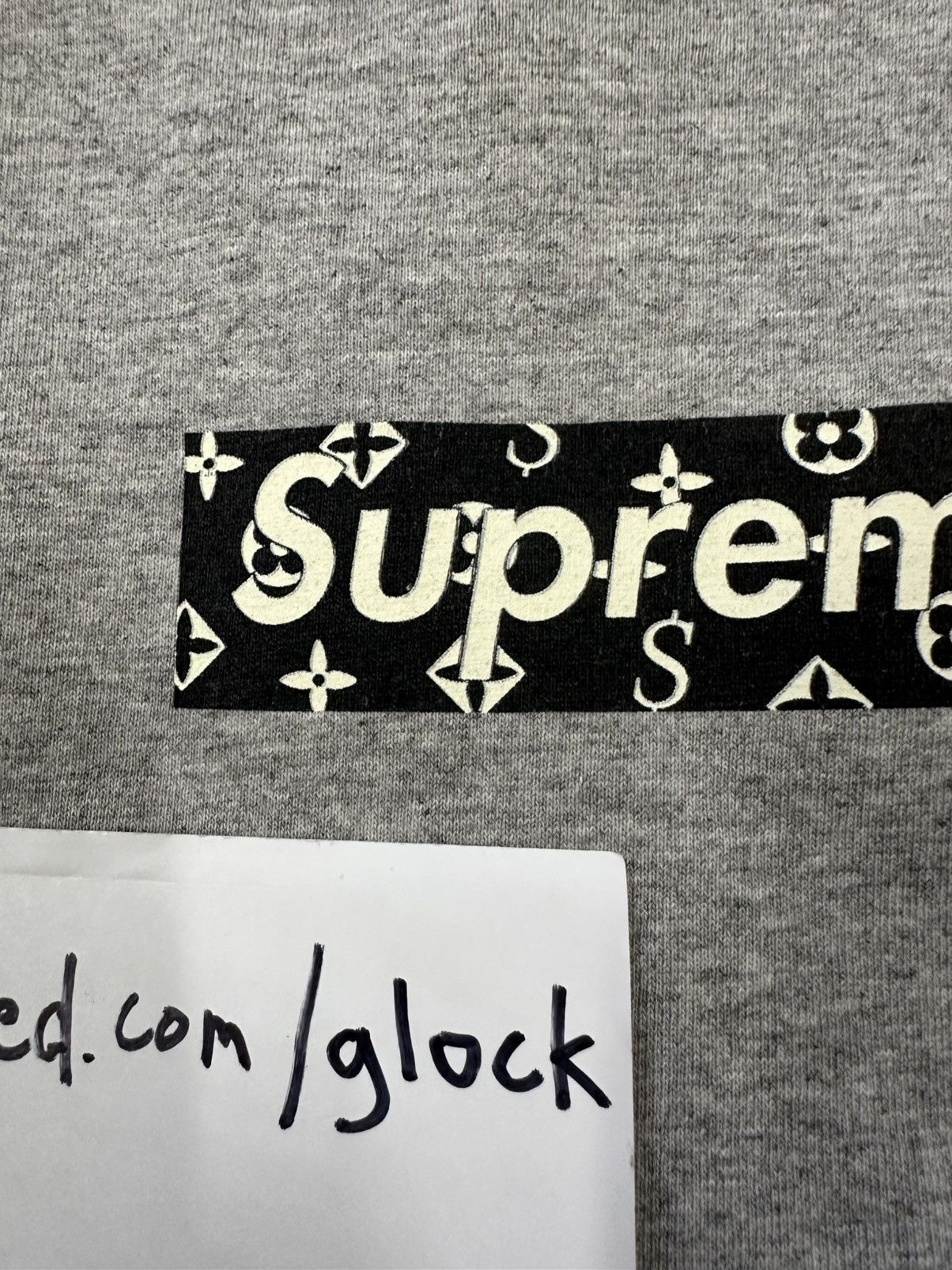 Supreme Supreme LV Monogram Box Logo Cease And Desist Tee S/S 2000 Size US XL / EU 56 / 4 - 8 Thumbnail