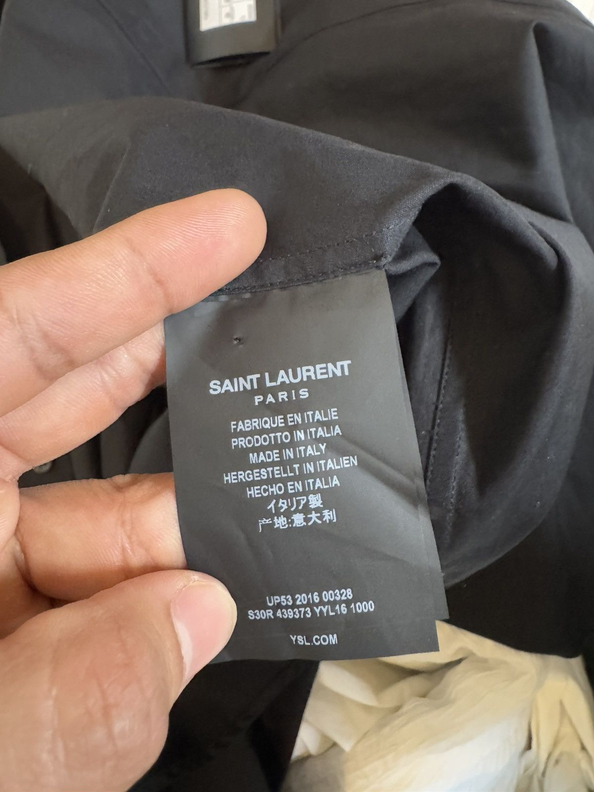 Saint Laurent Paris Silk Long Sleeve Dress Shirt Size US XXS / EU 40 - 5 Thumbnail