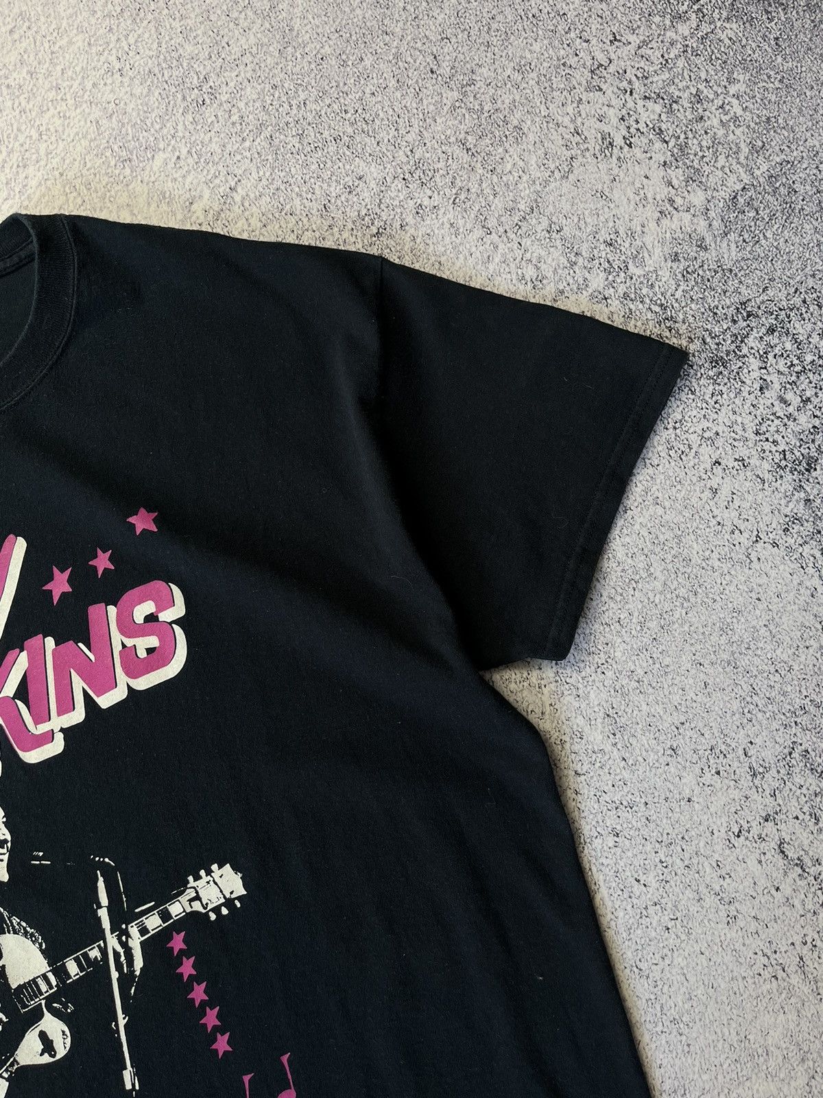 Band Tees Carl Perkins Singned T ee Men T Shirt Black Size US XL / EU 56 / 4 - 12 Thumbnail
