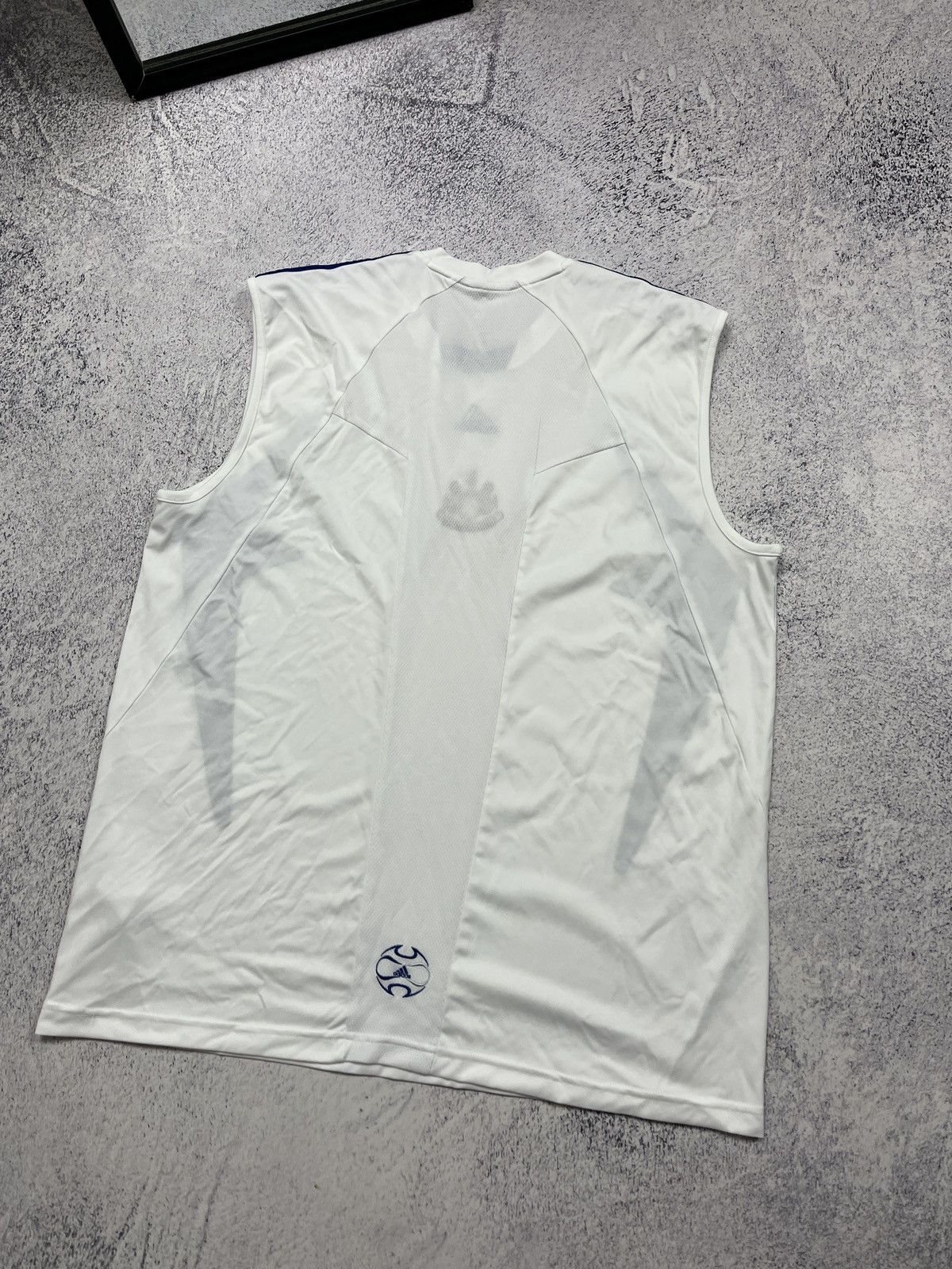 Adidas Newcastle United Adidas Sleeveless Training Jersey 2007 Y2k Size US L / EU 52-54 / 3 - 13 Thumbnail