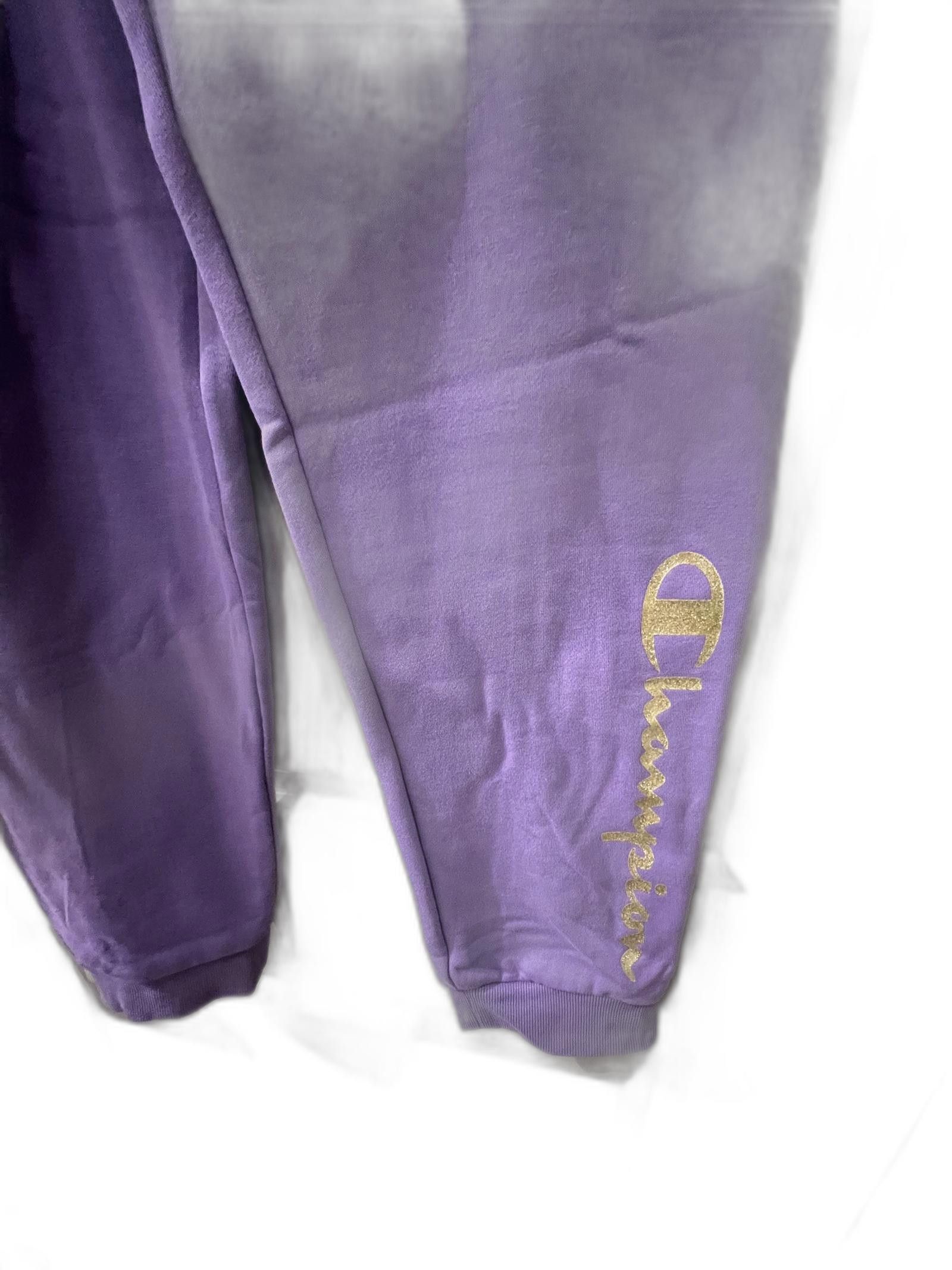 Champion Champion Purple Kids Sweatpants Size ONE SIZE - 2 Thumbnail