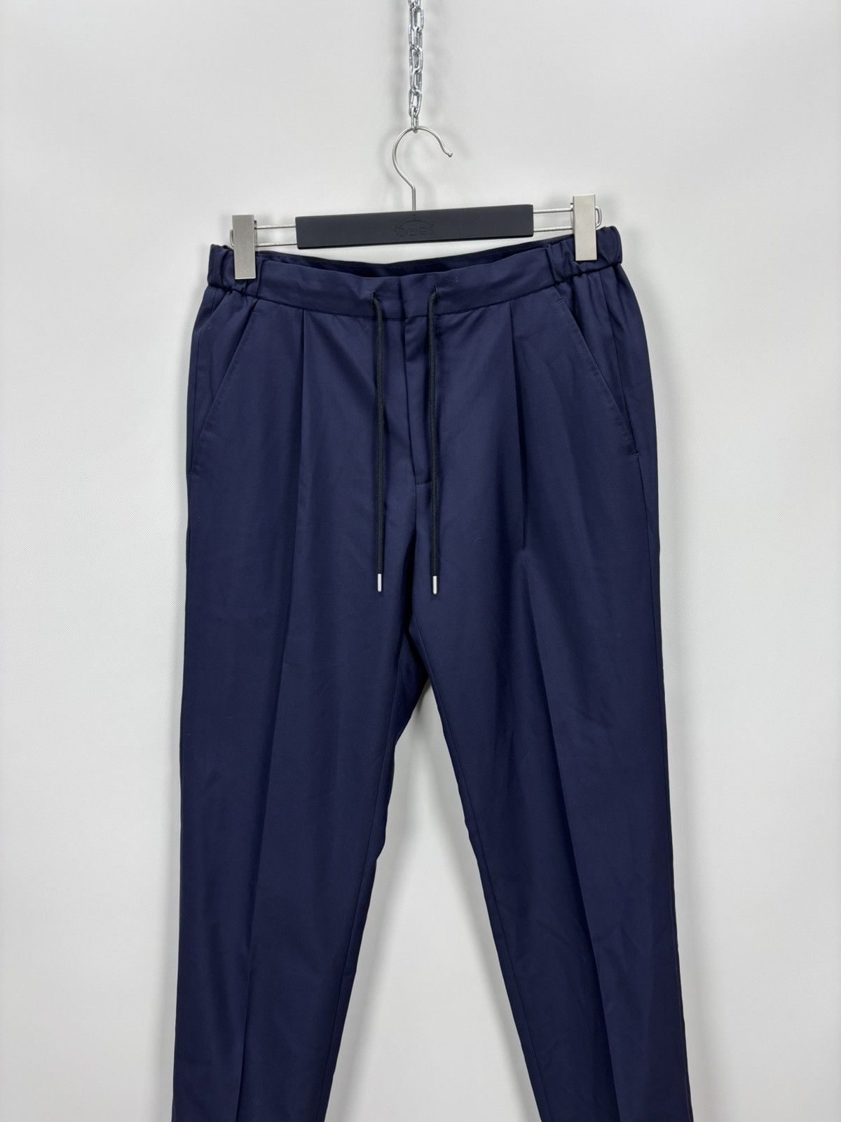 Suitsupply Mens wool pants Suitsupply Ames Pleat ES Size 48 Color Blue Size US 33 - 2 Thumbnail