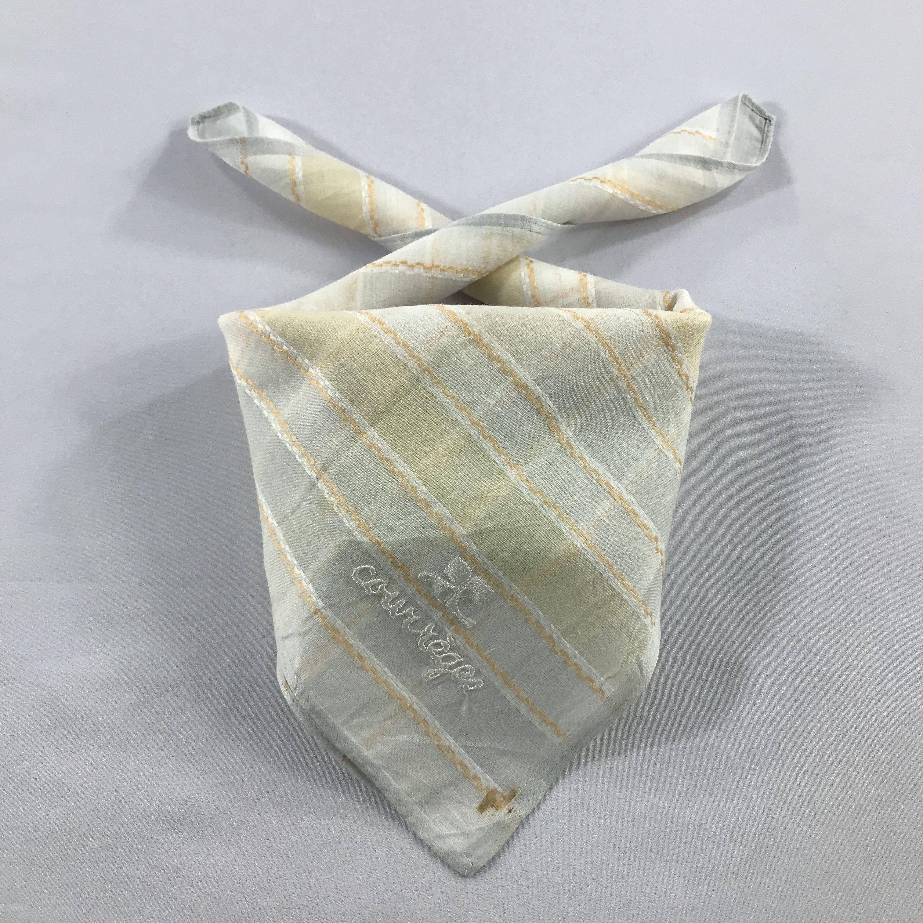 Courreges × Vintage Courreges Bandana / Handkerchief / Neckerchief - S2476 Size ONE SIZE - 3 Thumbnail