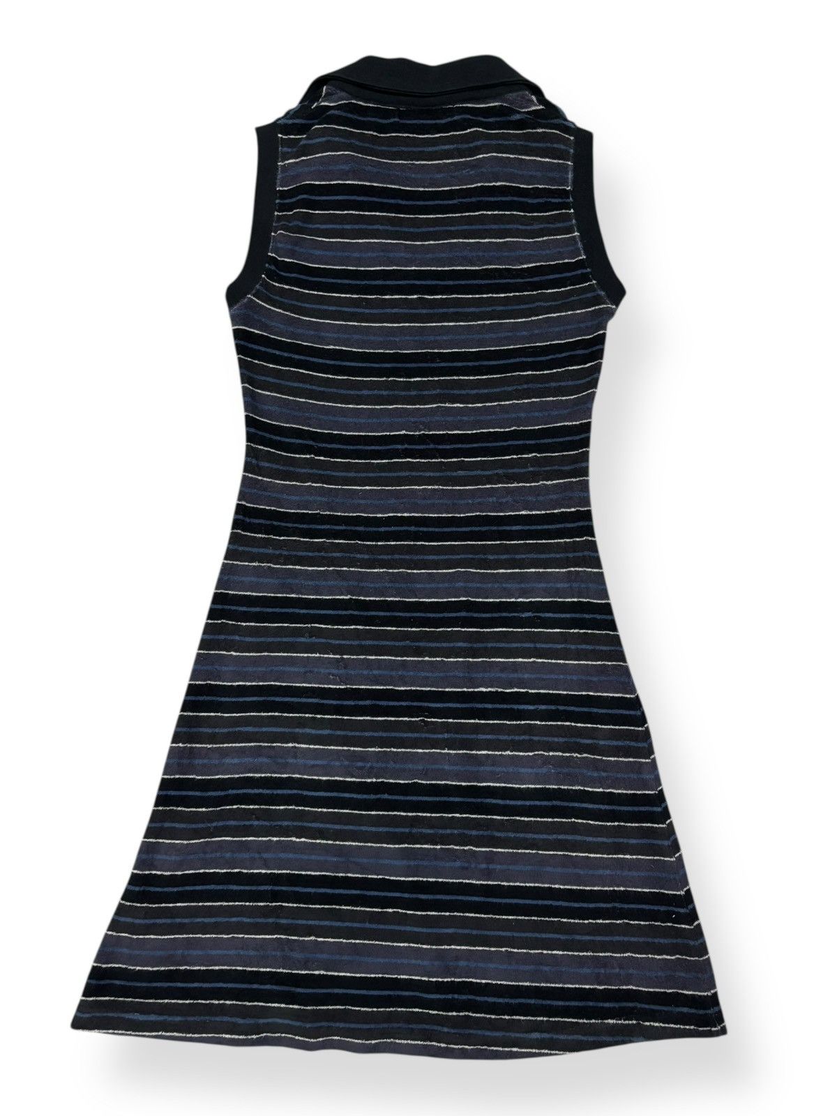 Hysteric Glamour Vintage 2000s Hysterc Glamour Striped Mini Dress Retro-style Size ONE SIZE - 4 Thumbnail
