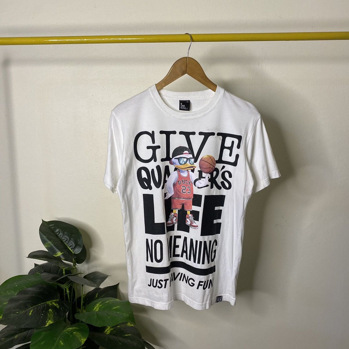 Japanese Brand B one soul Duck Dude Printed Tee Size US S / EU 44-46 / 1 - 1 Thumbnail