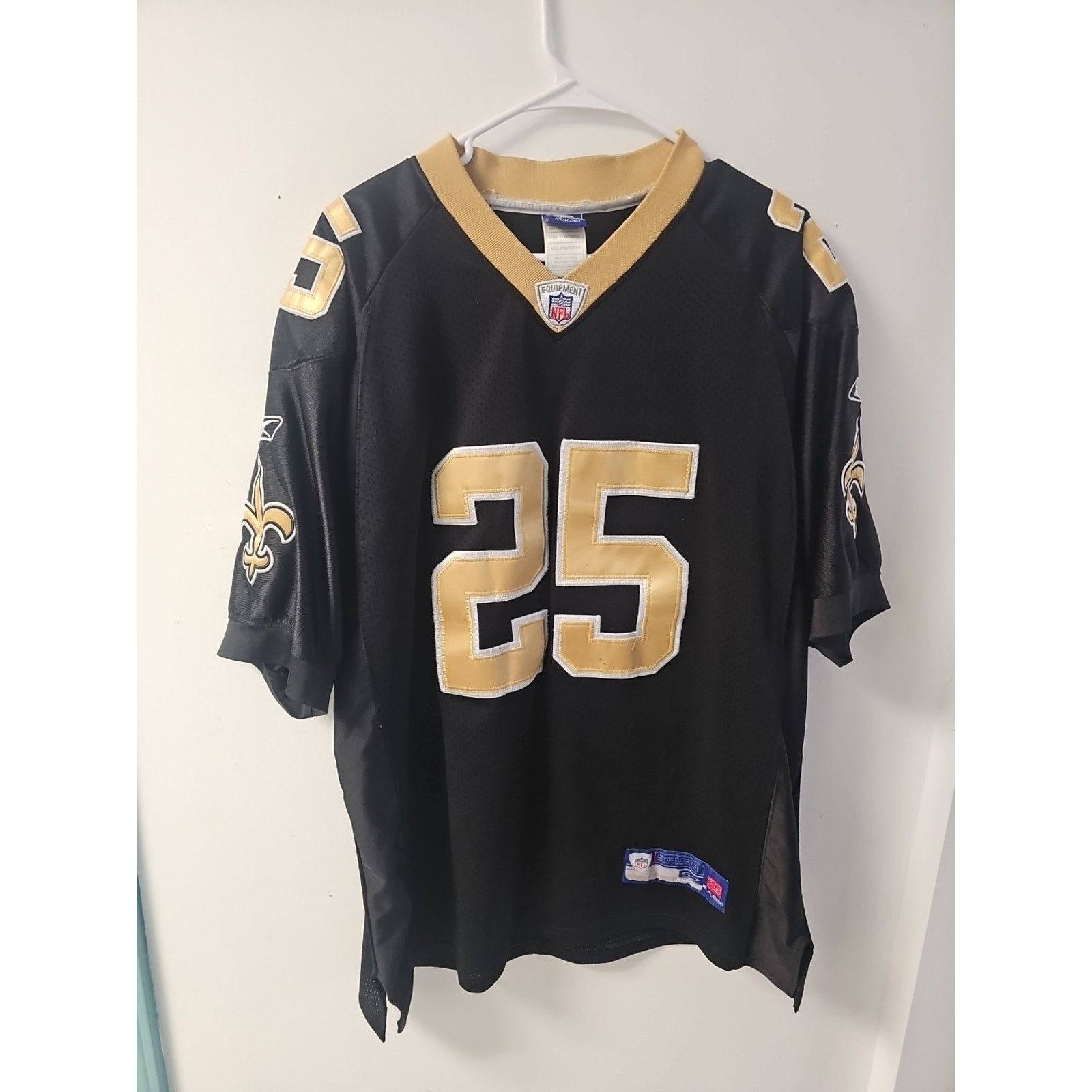 REGGIE BUSH #25 New Orleans SAINTS Reebok NFL Jersey Size 52