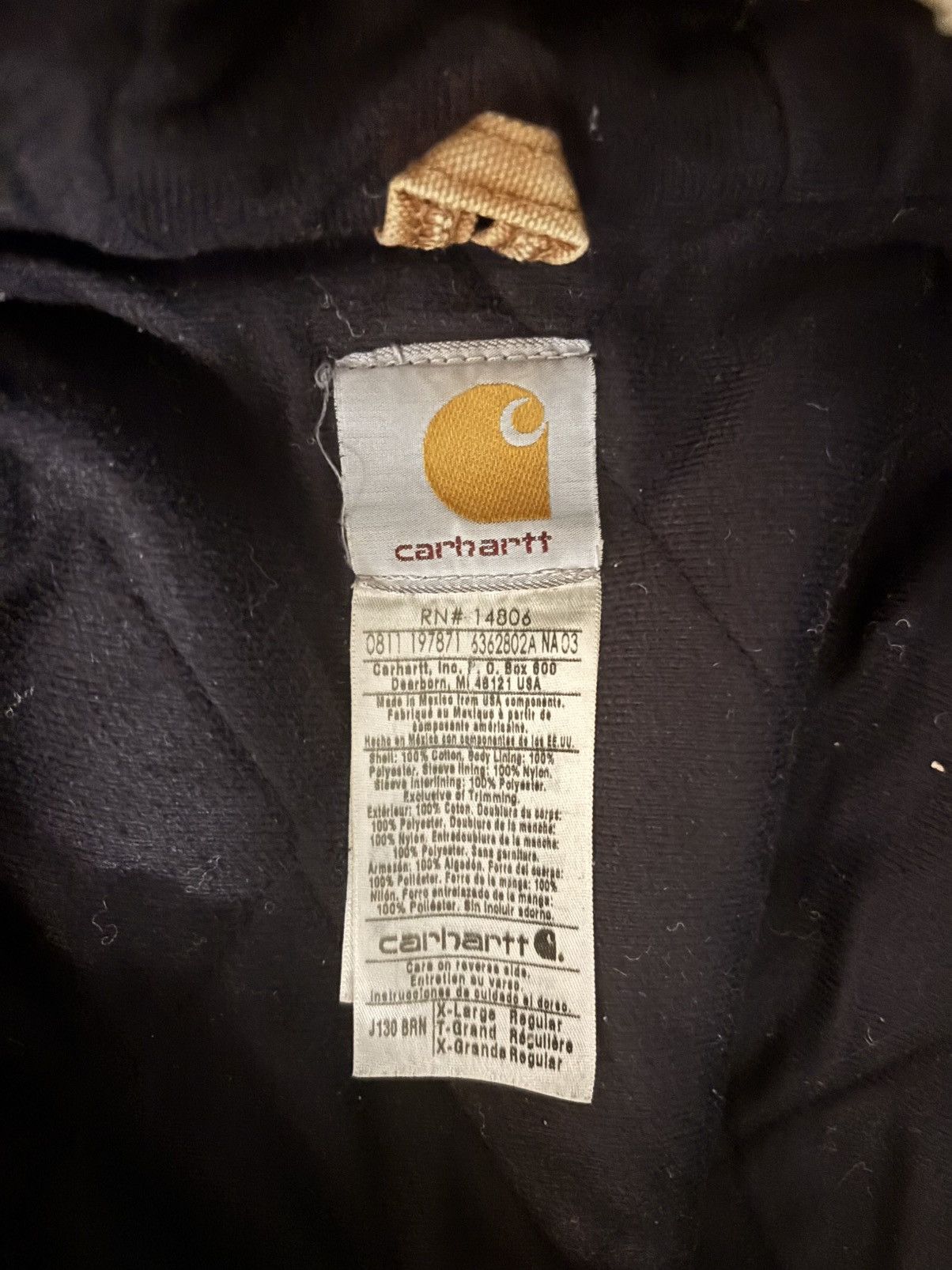 Carhartt Vintage Carhartt Brown- Distressed Workwear Style Size US XL / EU 56 / 4 - 3 Thumbnail