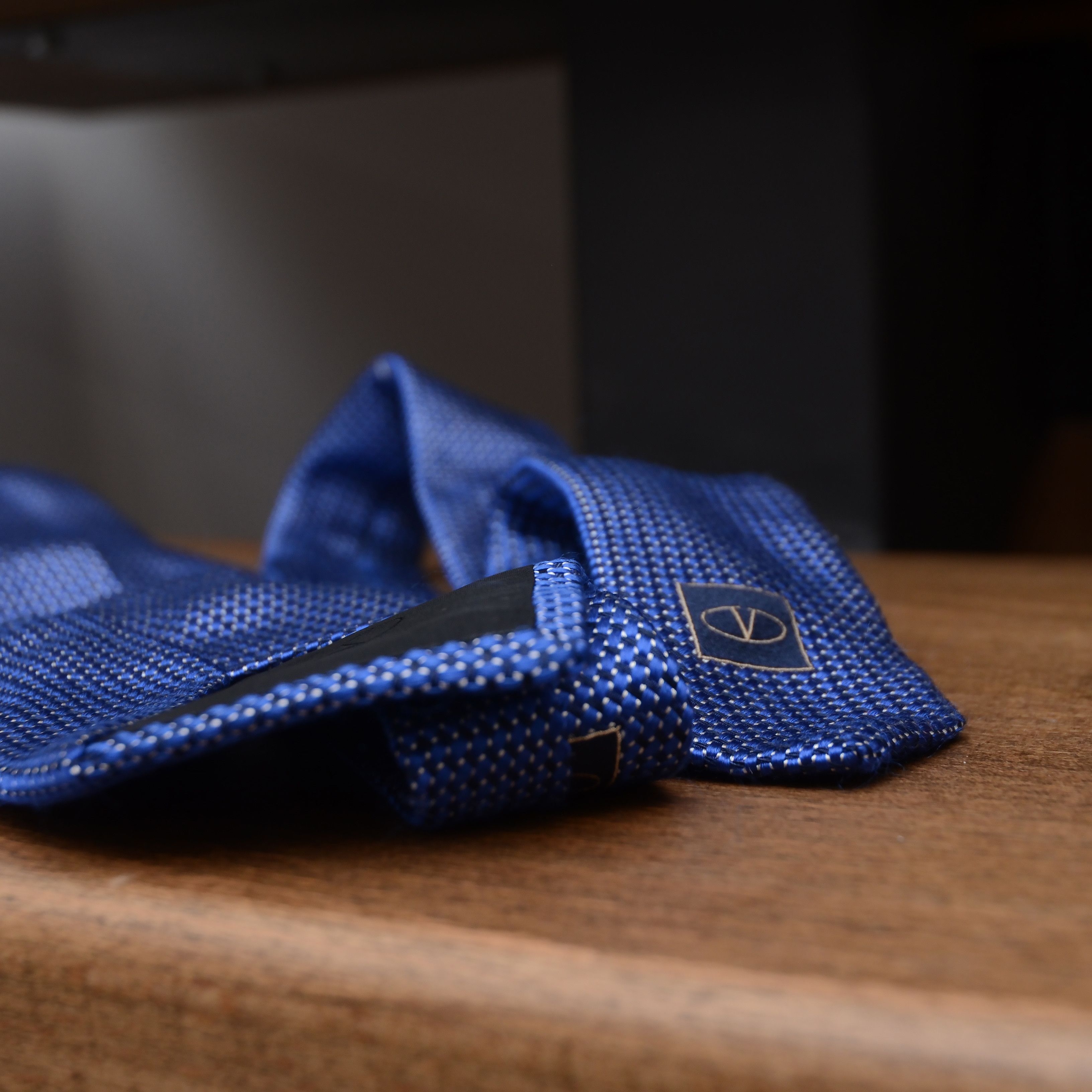 Valentino VALENTINO Cravatte Micro Printed Boho Silk Luxury Neck Tie Size ONE SIZE - 9 Thumbnail