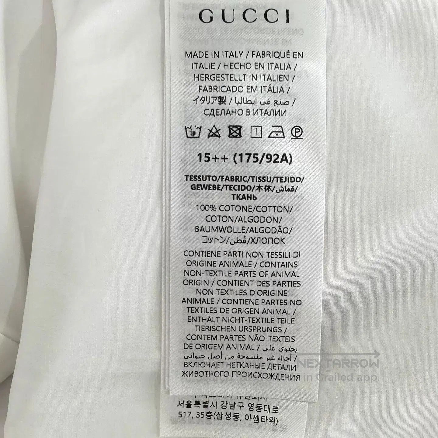 Gucci White Long Sleeve Button. Size US M / EU 48-50 / 2 - 4 Thumbnail