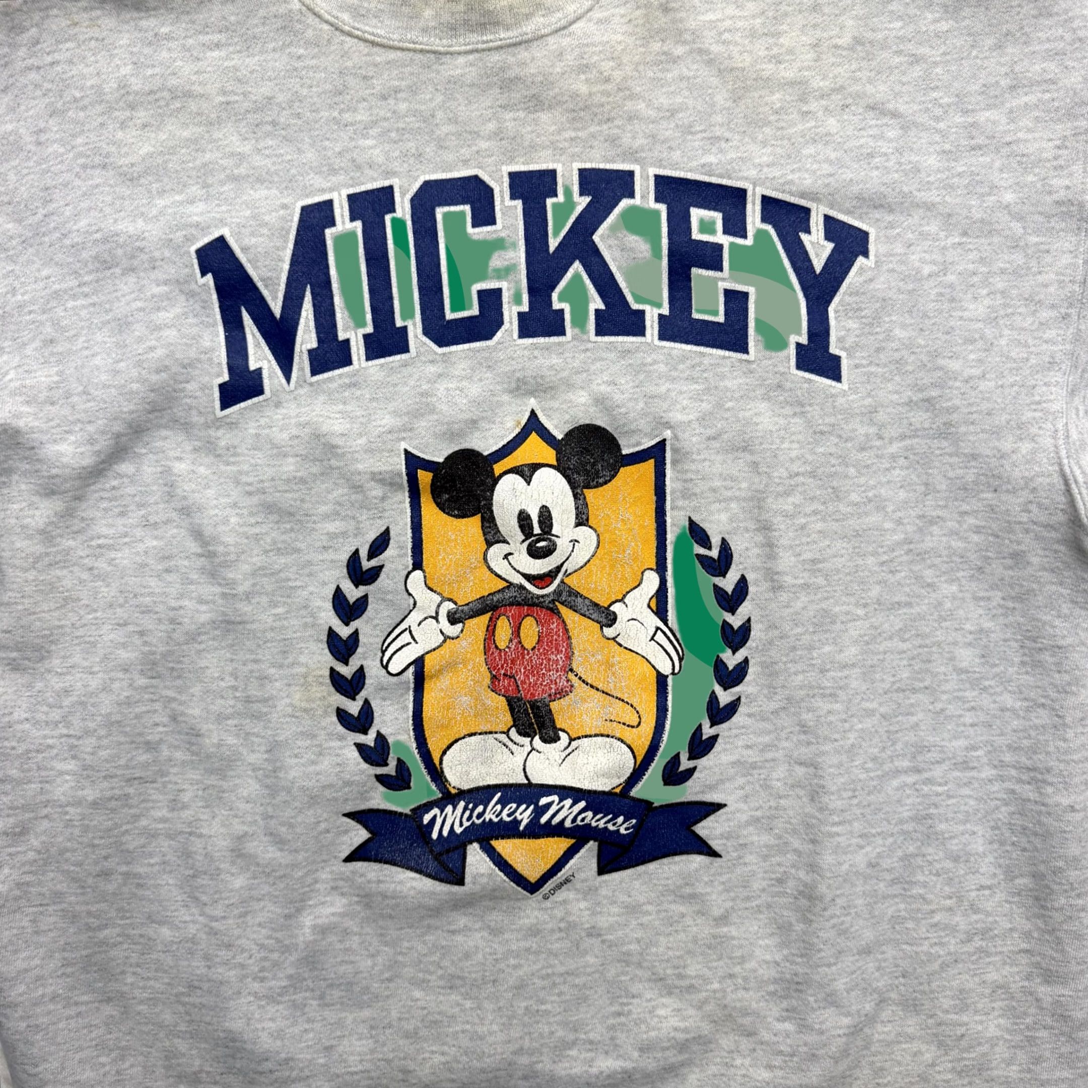 Hanes VINTAGE Disney Mickey Mouse Hanes Sweatshirt Mens XL Gray Graphic Fleece USA Size US XL / EU 56 / 4 - 1 Thumbnail