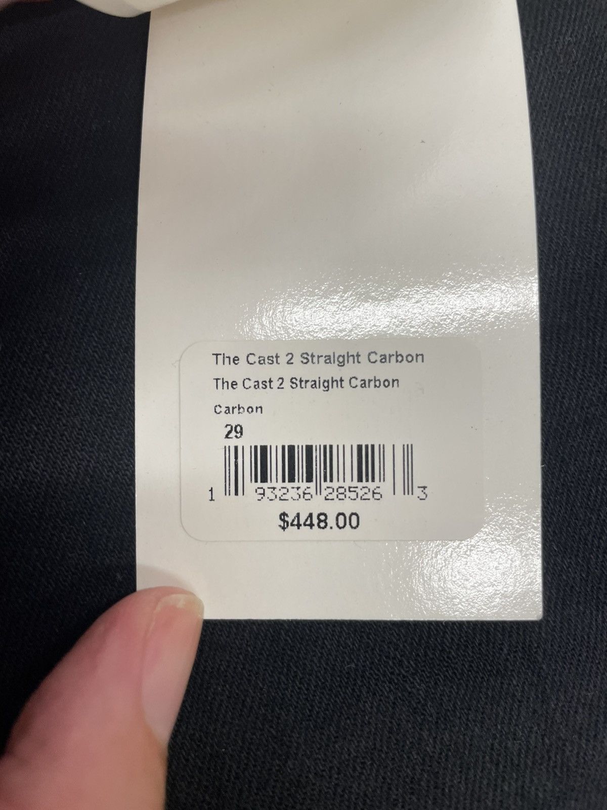 John Elliott John Elliott The Cast 2 Straight Carbon Jeans - NEW Size US 29 - 7 Thumbnail