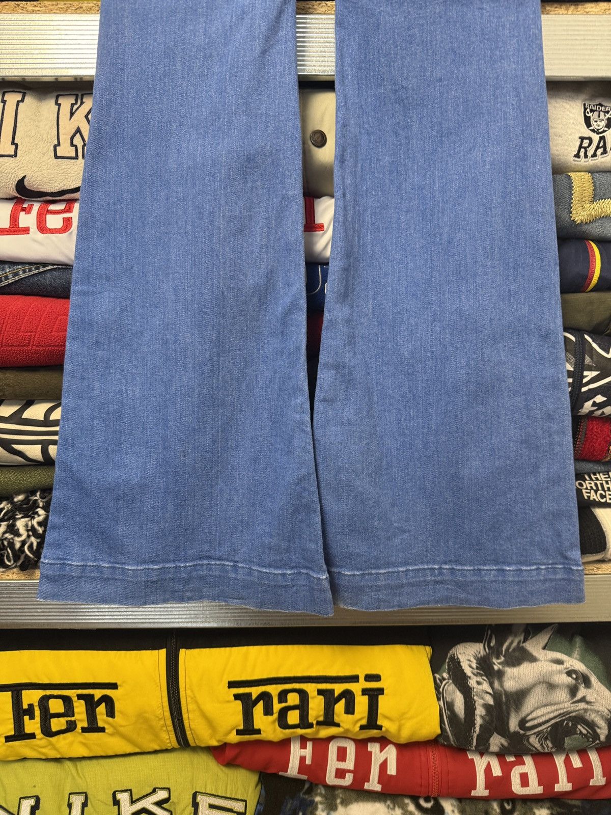 Stella McCartney Opium Stella McCartney flared denim jeans y2k avant garde Size US 26 / EU 42 - 8 Thumbnail