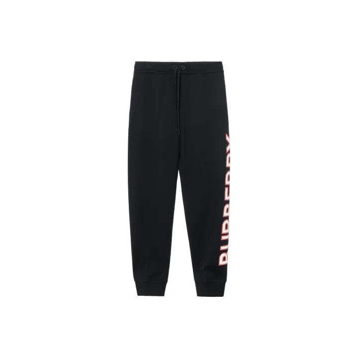 Burberry Burberry Logo Print Cotton Jogger Pants for Women 0079 Size 23" - 1 Thumbnail