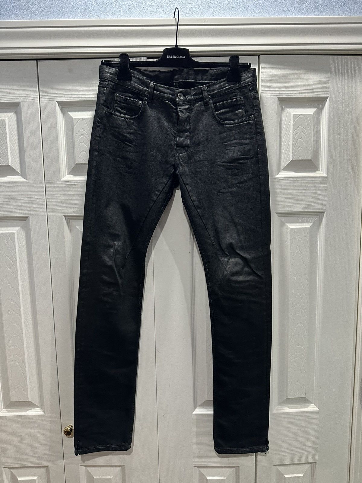 Rick Owens Rick Owens Wax Detroit cut denim jeans *SUPER RARE* | Grailed