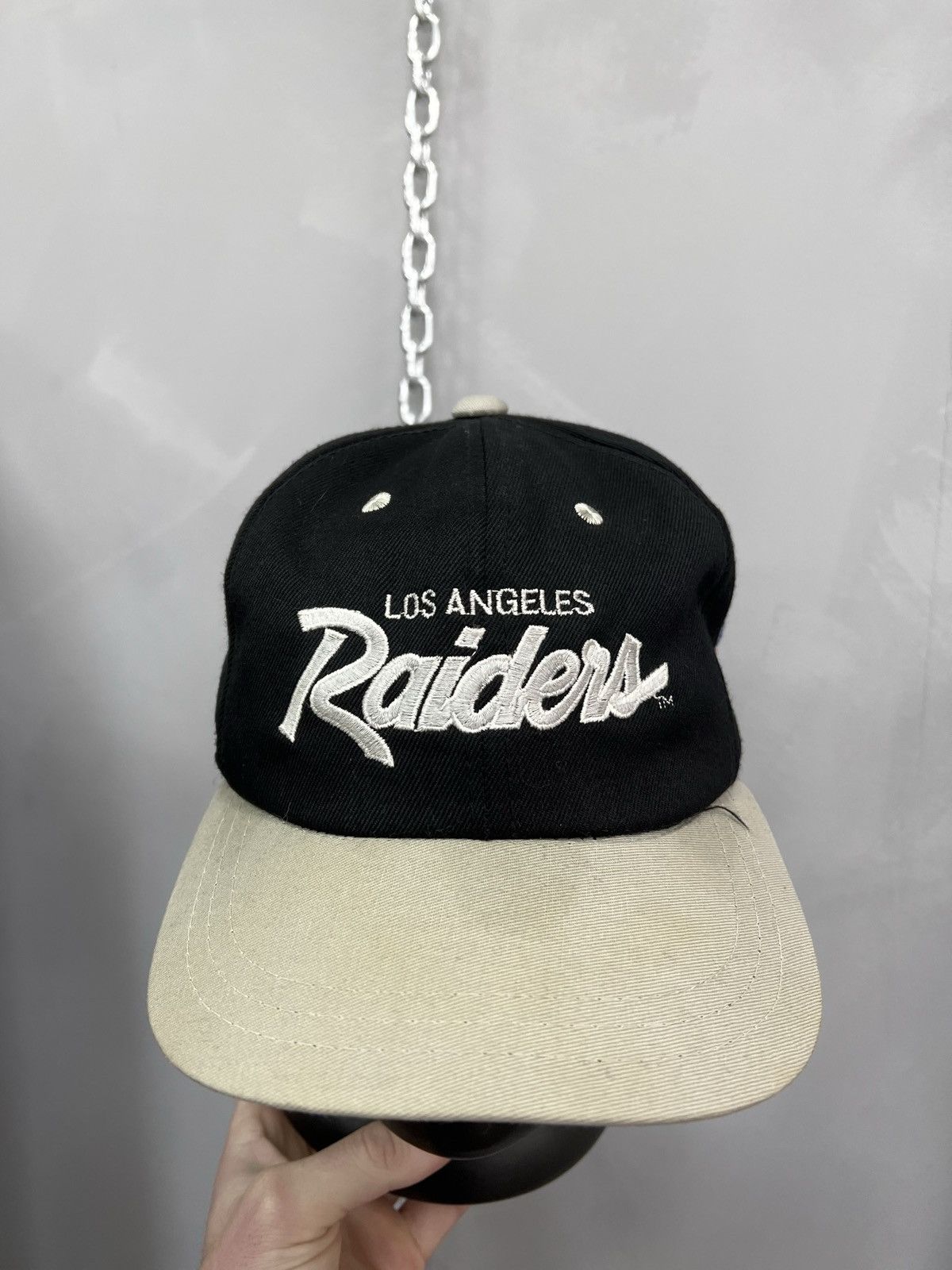 MLB × NFL VINTAGE 90s RAIDERS MLB CAP HAT RARE Y2K Size ONE SIZE - 6 Thumbnail