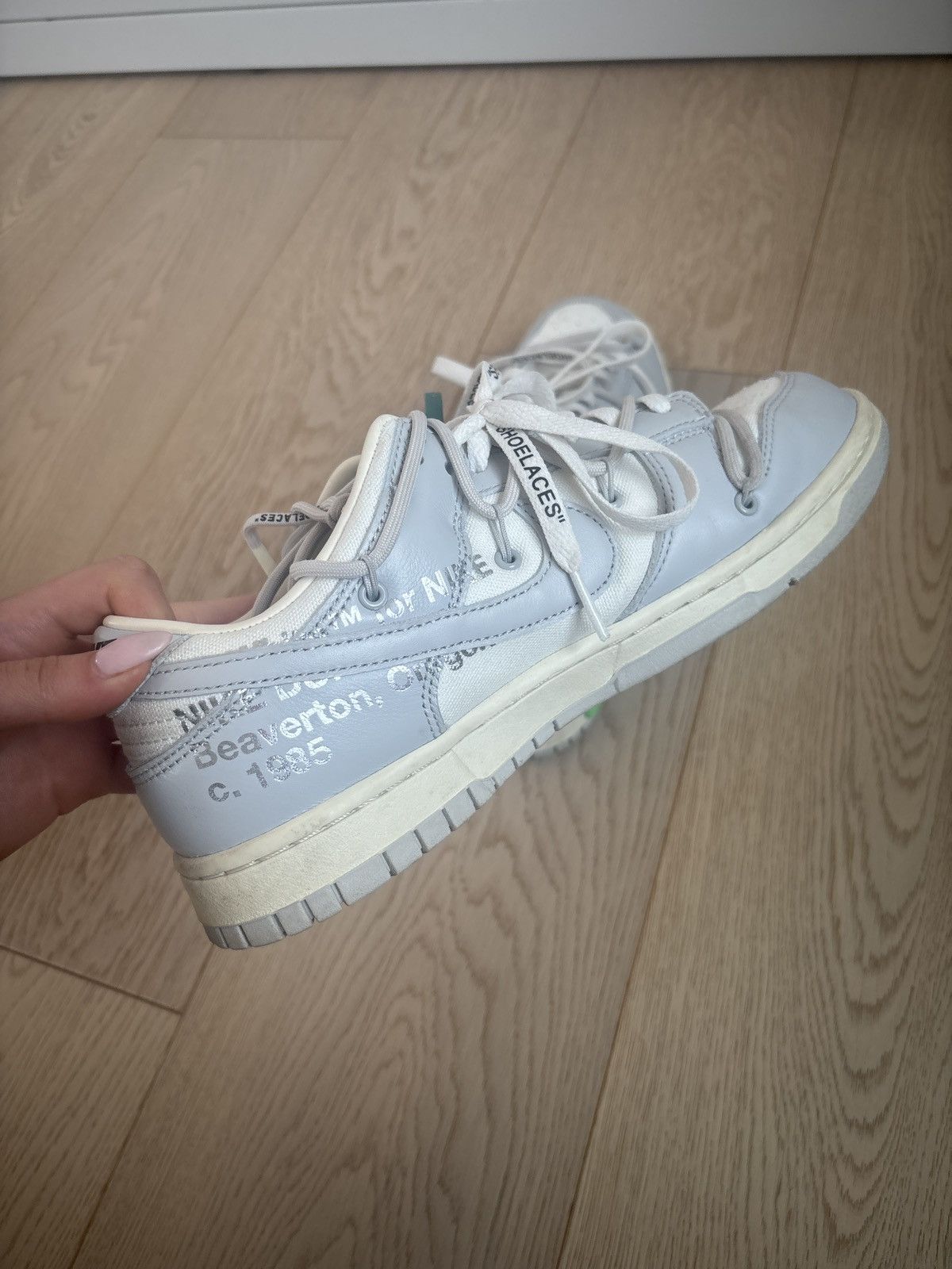 Off-White Lot 42 Off White x Nike Low Dunks Size US 7.5 / EU 40-41 - 2 Thumbnail