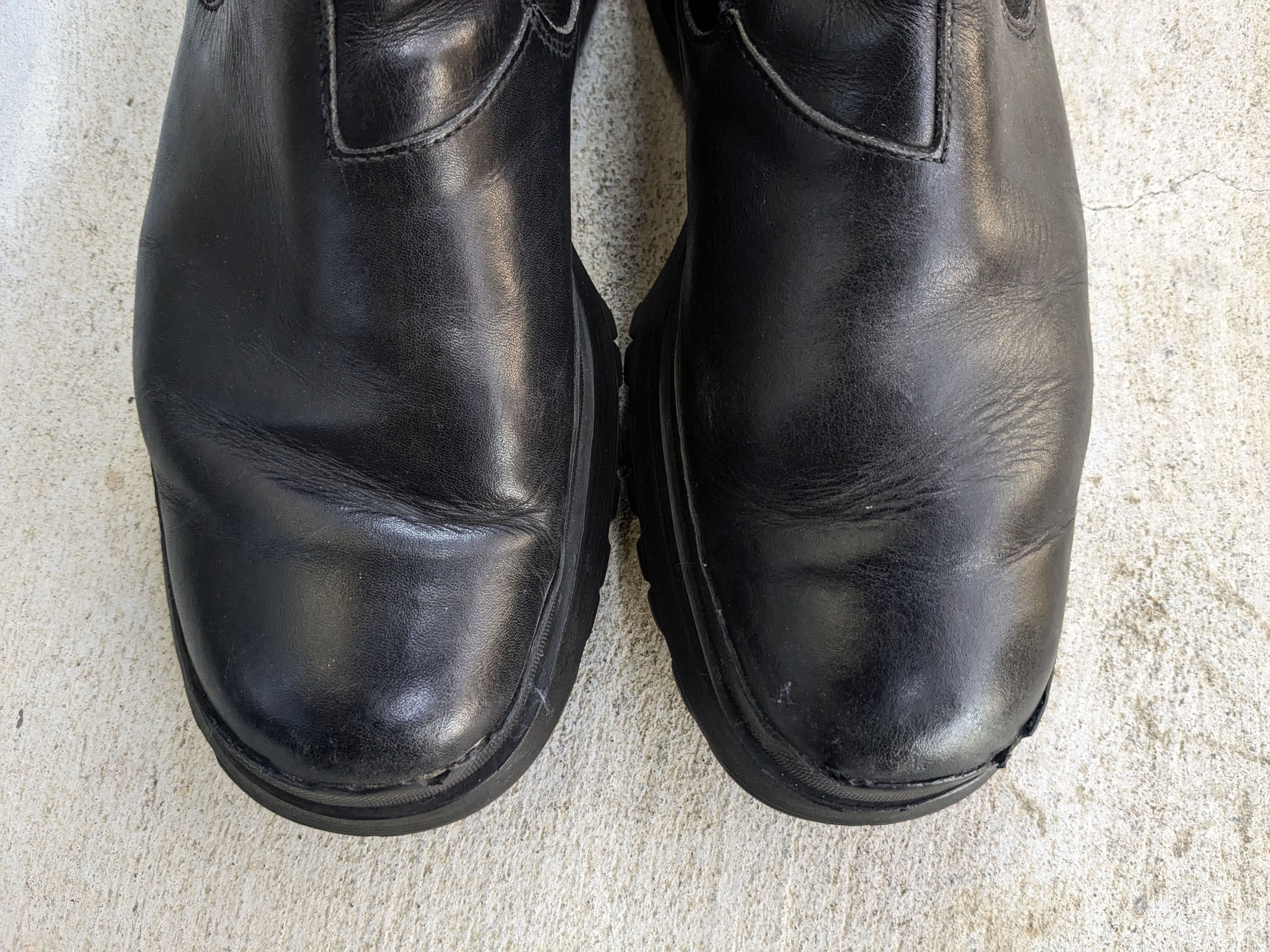 Prada Prada Chelsea Boots Black 10 Leather Chunky Rubber Platform Size US 10 / EU 43 - 5 Thumbnail