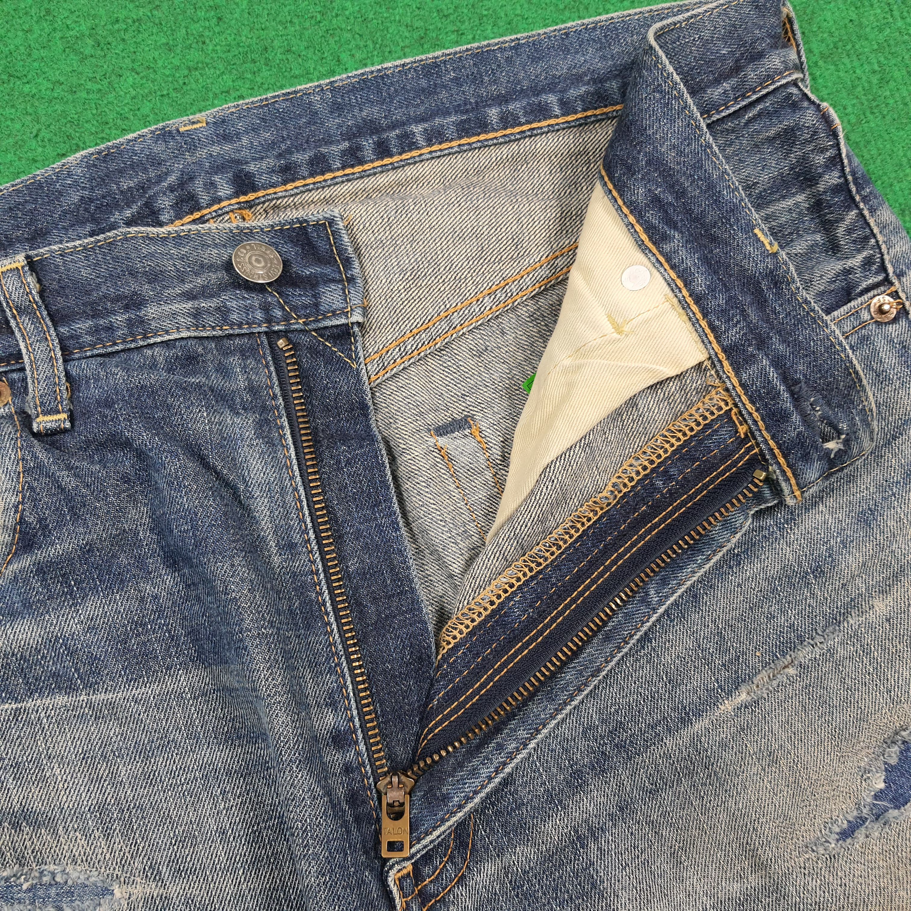 Levi's Vintage Levi's 90s 502 Big E Selvedge Denim Jeans E1N33 Size US 34 / EU 50 - 7 Thumbnail