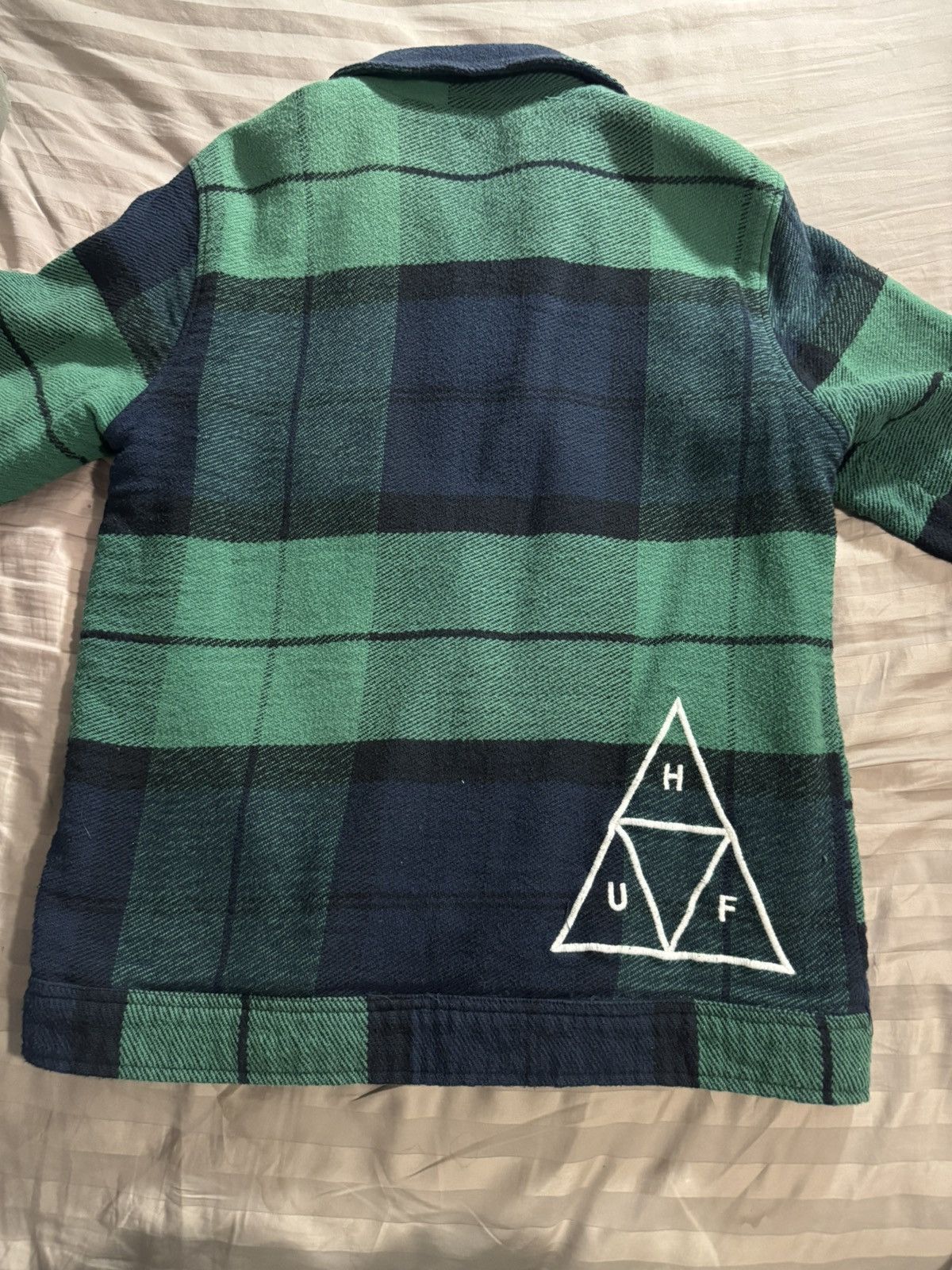 Huf × Pleasures Huf Pleasures Flannel Zip Up Size US M / EU 48-50 / 2 - 2 Thumbnail