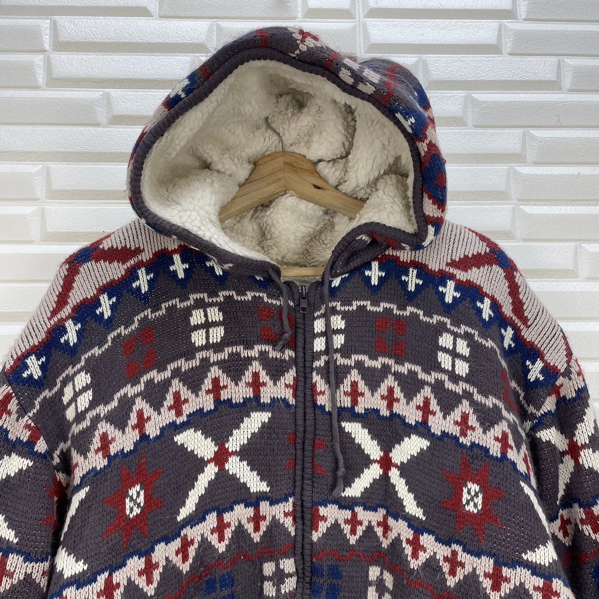 Aran Isles Knitwear Vintage Japanese Brand Gb Company Native Hoodie Jacket Size US M / EU 48-50 / 2 - 5 Thumbnail