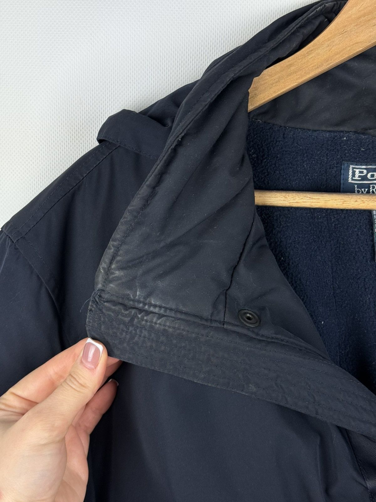 Polo Ralph Lauren Polo By Ralph Lauren VTG Hooded Fleece Lined Bomber Jacket Size US L / EU 52-54 / 3 - 23 Thumbnail