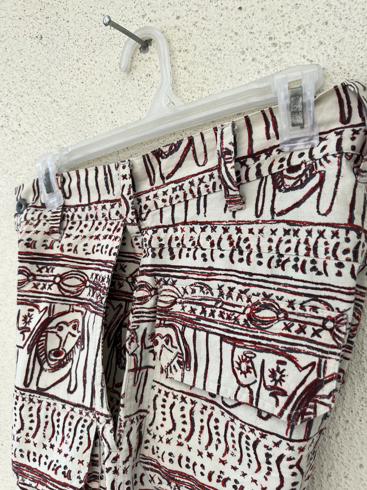 Monitaly Vintage Monitaly Multi Pocket Graffiti Short Pant Size US 29 - 21 Thumbnail