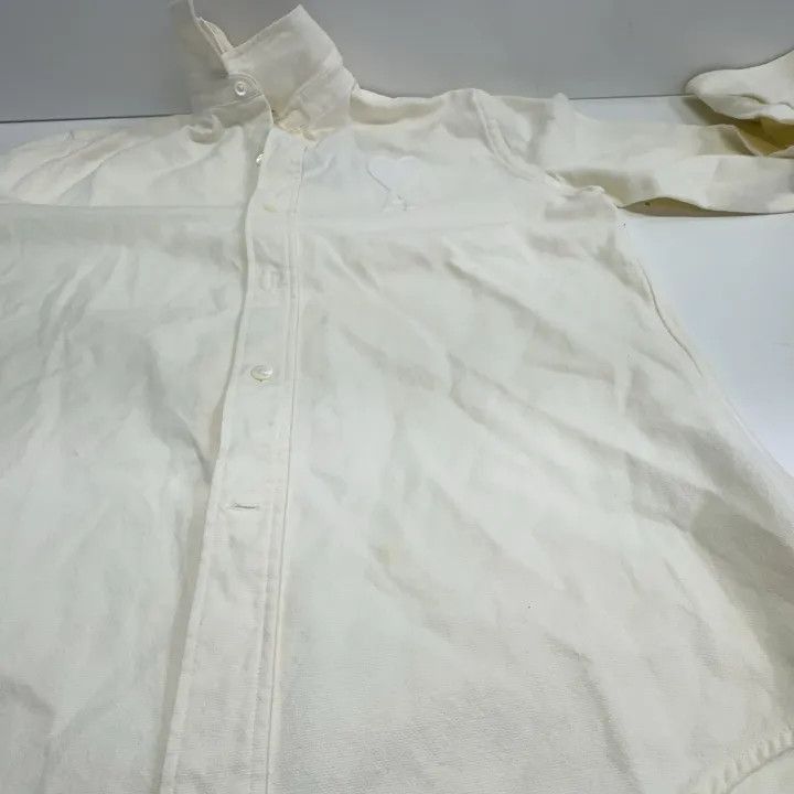 AMI AMI Classic Long Sleeve Shirt for Women -2507 Size L / US 10 / IT 46 - 5 Thumbnail