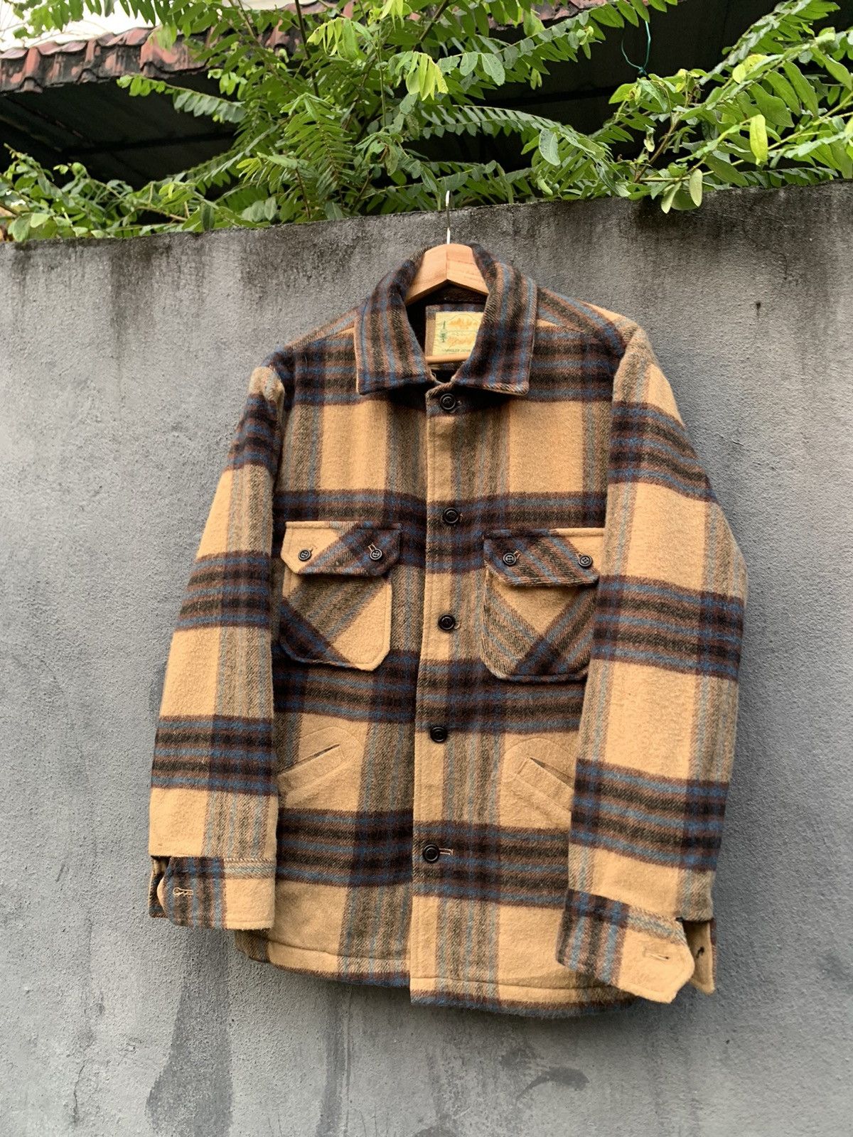 Wrangler 👹Vintage Wrangler Wool Flannel Fur Lined Jacket Size US L / EU 52-54 / 3 - 1 Thumbnail