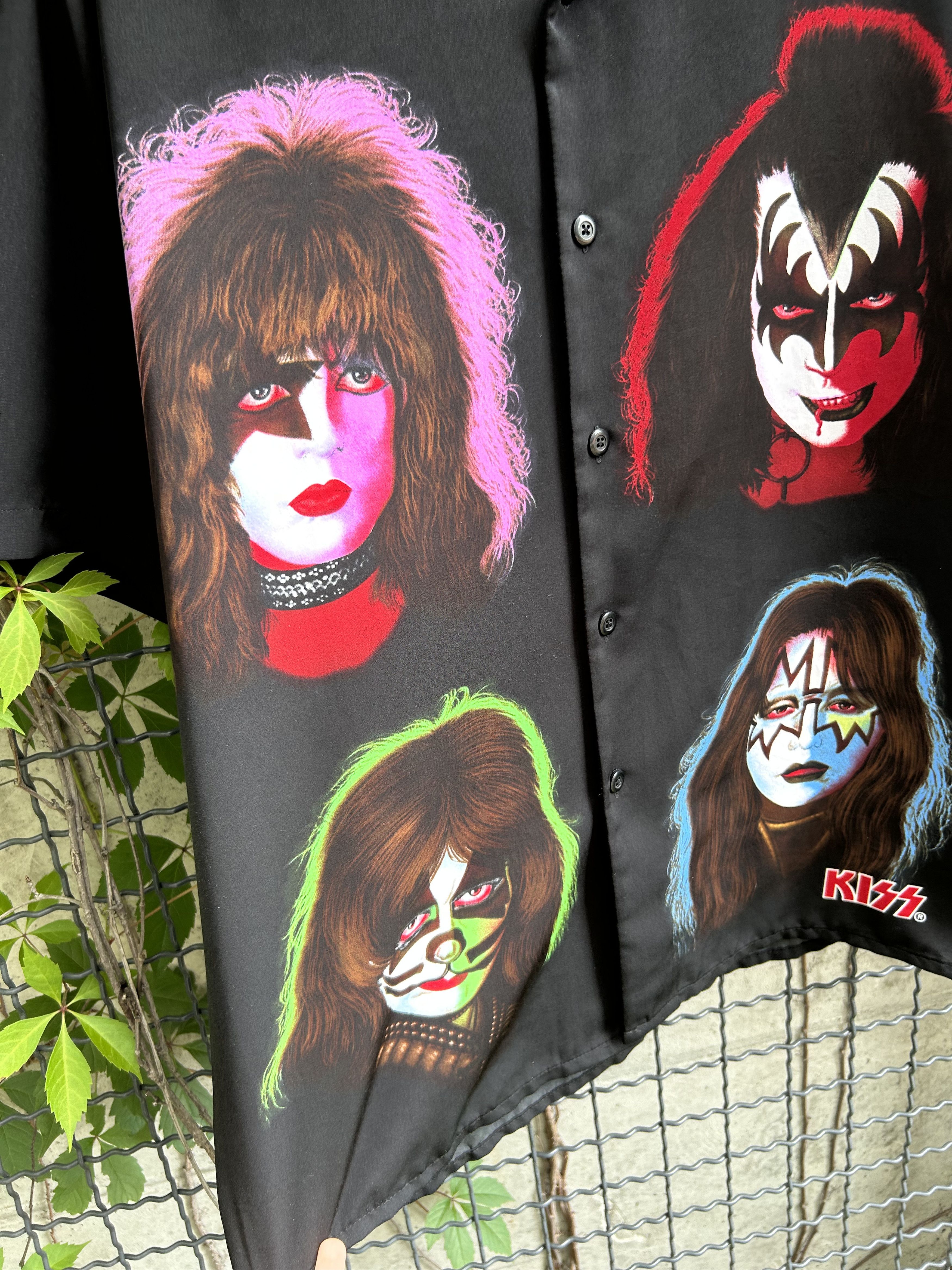 Band Tees Vintage 2001 Kiss Rock Band Button Up Shirt Size US L / EU 52-54 / 3 - 5 Thumbnail