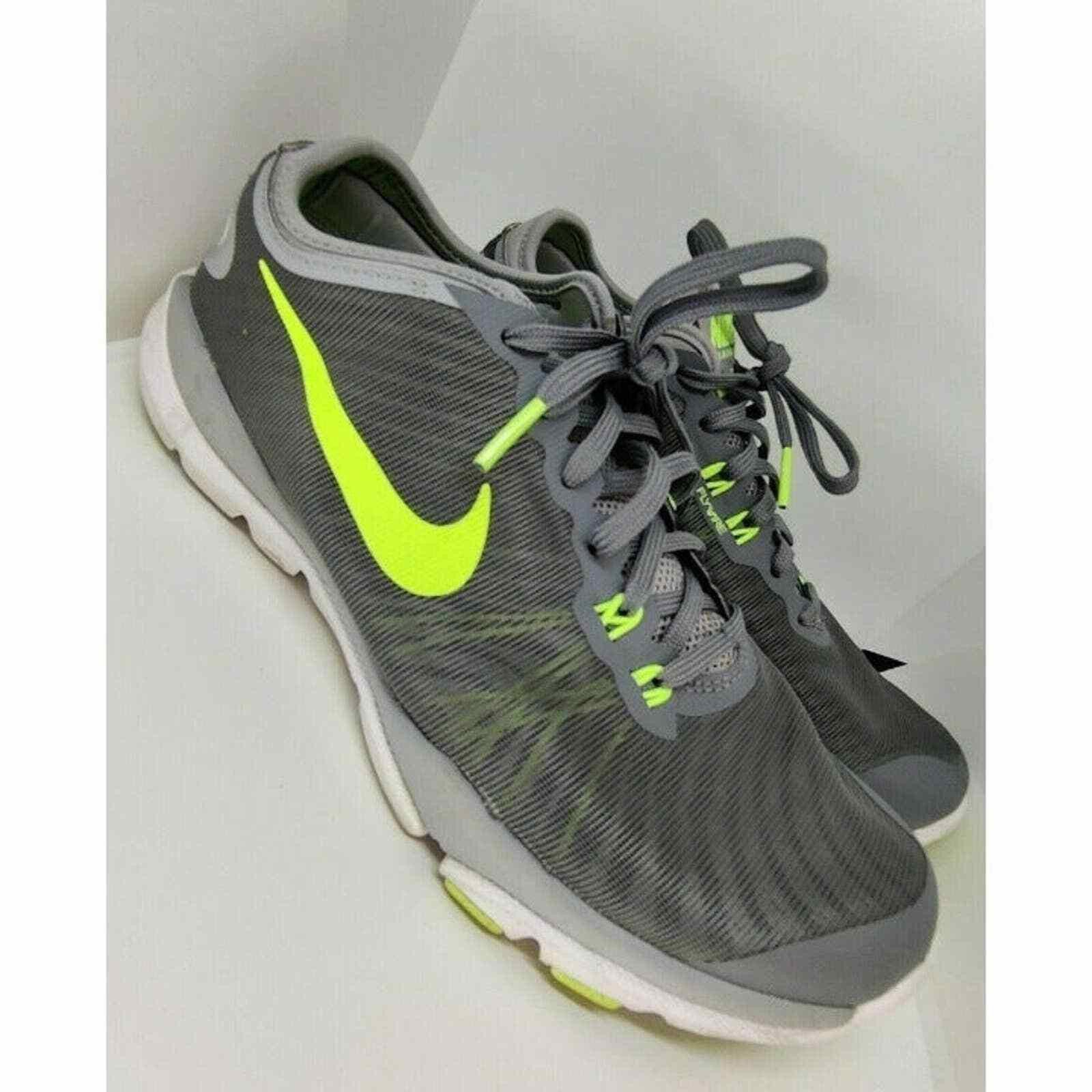 Nike Nike Flywire 7.5 Sneakers Gray Green Tennis Running Shoes L Size US 7.5 / IT 37.5 - 2 Thumbnail