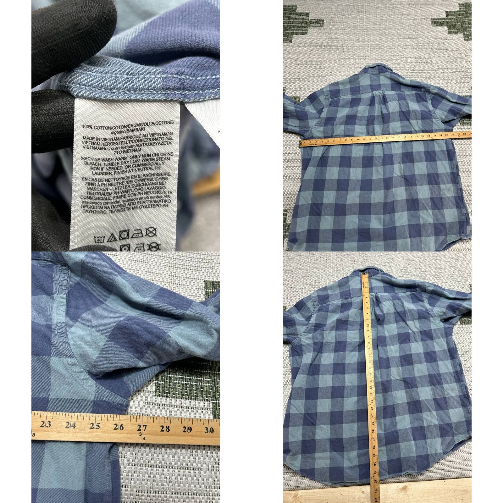 Brooks Brothers VINTAGE Brooks Brothers The Original Polo Shirt Mens XL Blue Cotton Flannel Button Down Size US XL / EU 56 / 4 - 8 Thumbnail