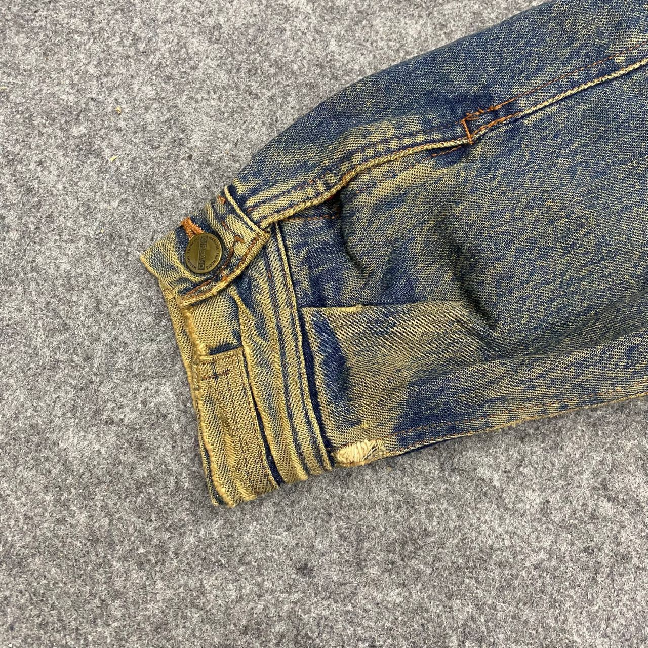 Marithe + Francois Girbaud 💥Vintage Marithe Francois Girbaud Distressed Denim Jacket Size US M / EU 48-50 / 2 - 14 Thumbnail