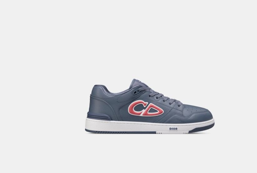 Dior × Stone Island o1w1db10325 3SN31 Low-Top Sneakers in Blue & Red Size US 9 / EU 42 - 1 Thumbnail