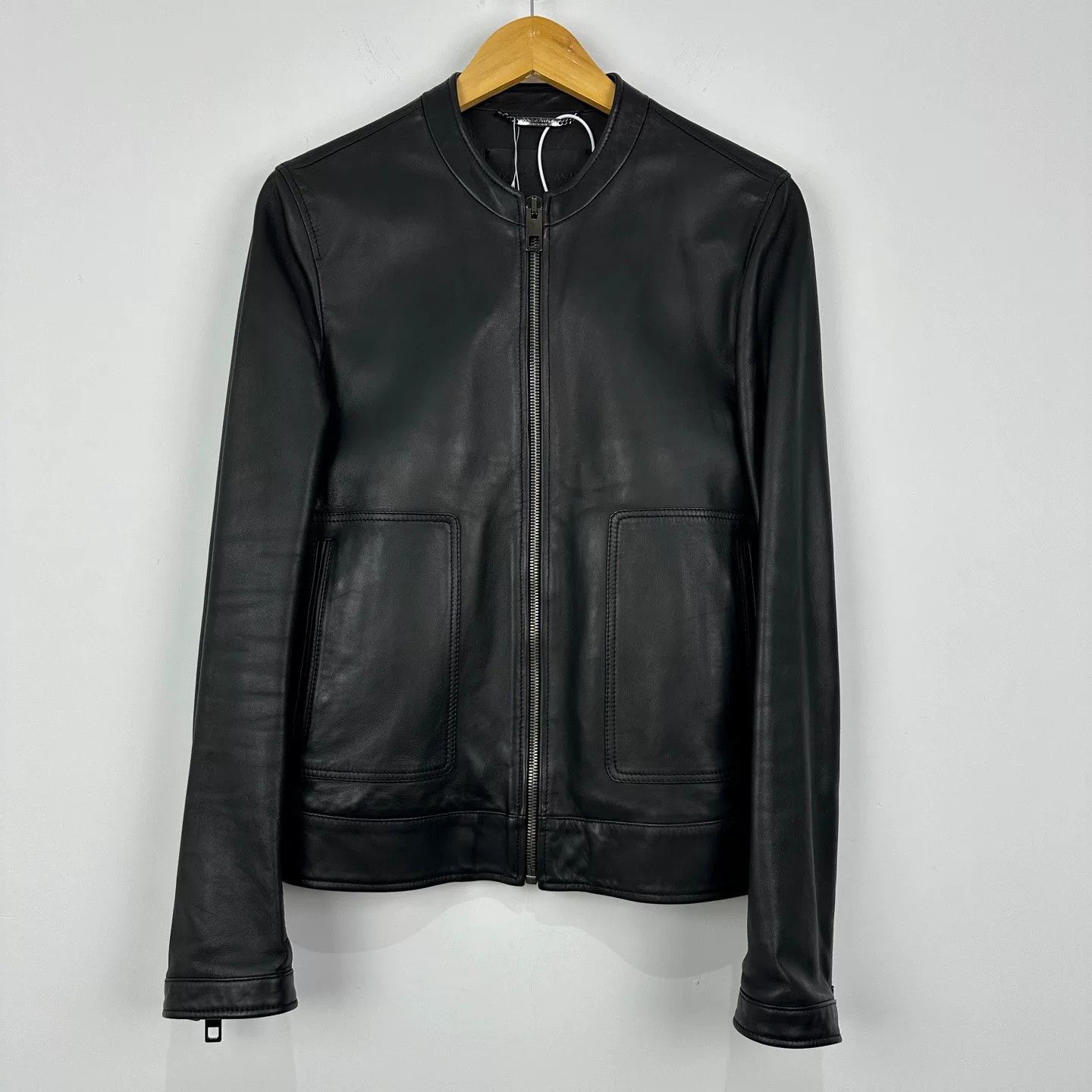 Dolce & Gabbana Dolce&Gabbana Black Leather Jacket Size 46 Size US S / EU 44-46 / 1 - 1 Thumbnail