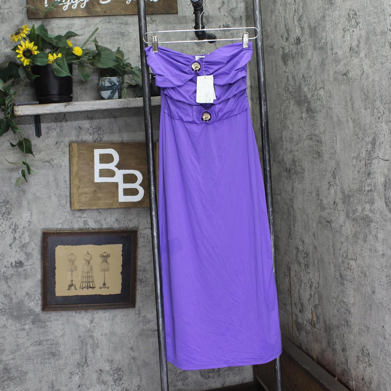 Other Nwt Miken Tube Dress I9864m110 Passion Flower Purple S Size S / US 4 / IT 40 - 1 Thumbnail