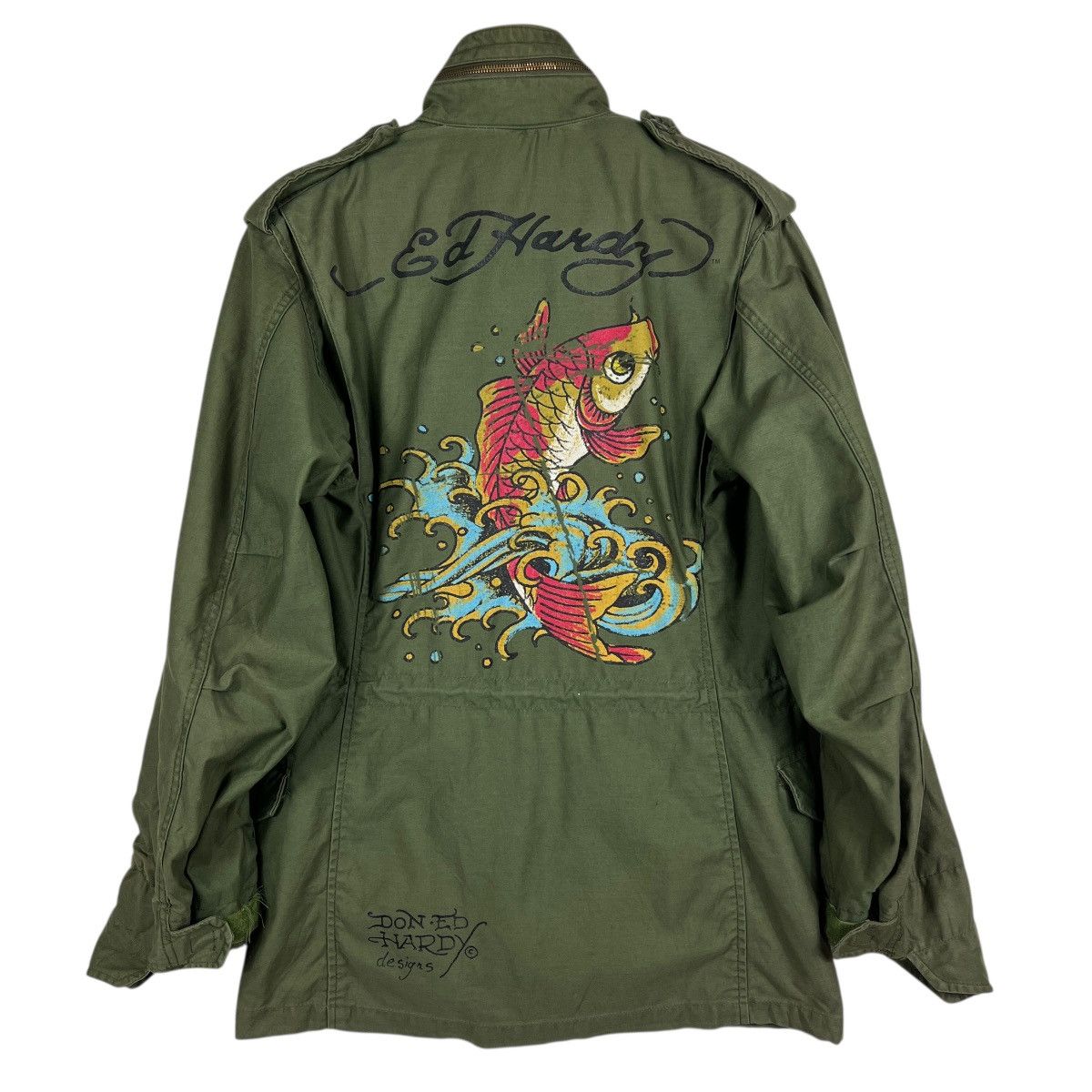 Vintage Ed Hardy Alpha Industries M 65 Field Jacket