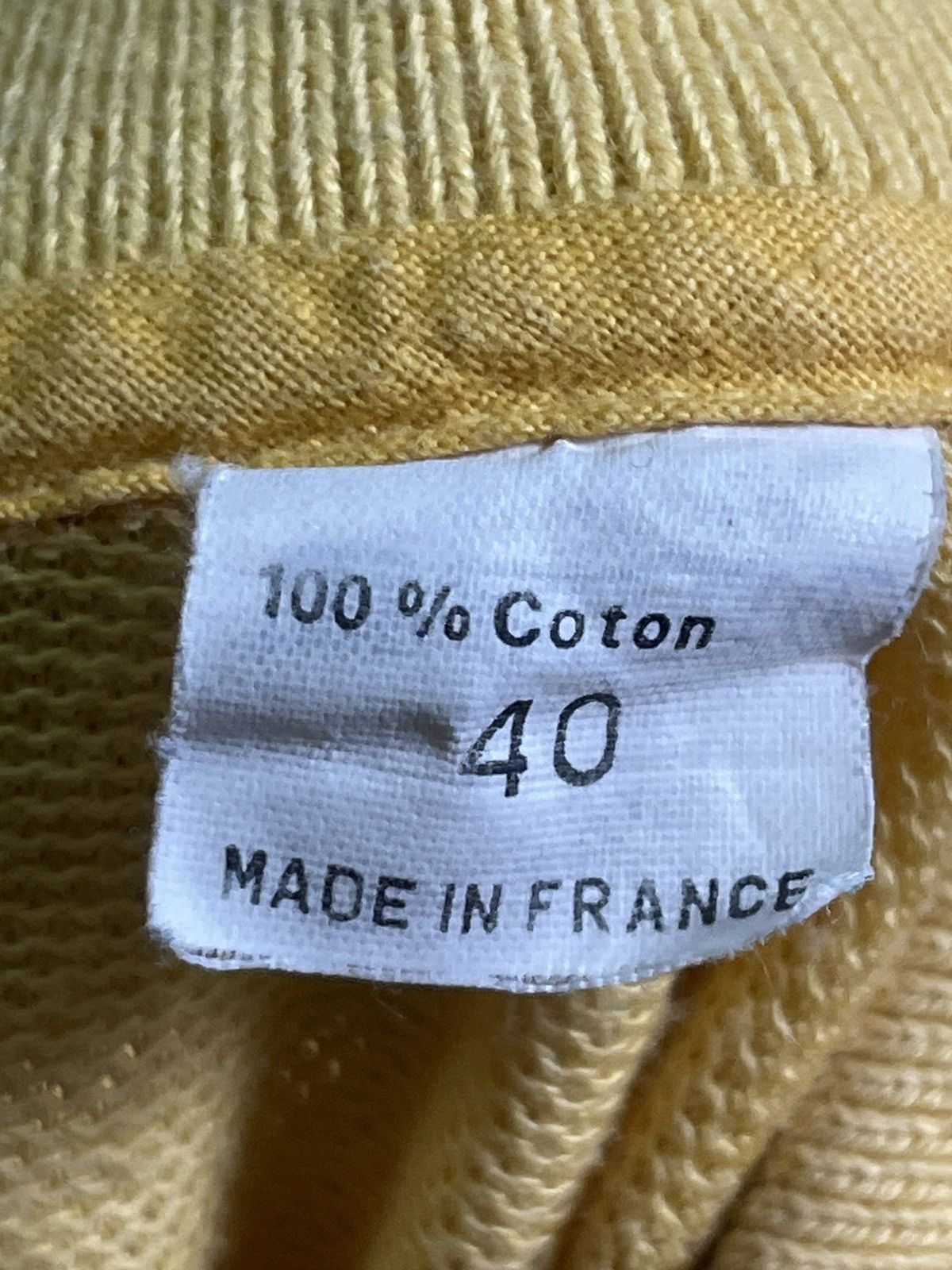 Celine Vintage Celine Yellow Polo T-Shirt Pocket Logo Size US M / EU 48-50 / 2 - 12 Thumbnail