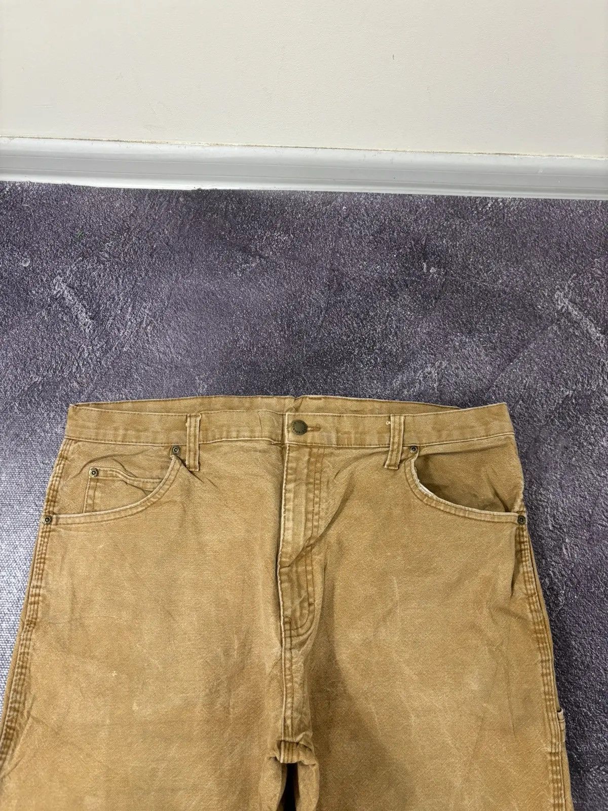 Dickies × Vintage Vintage Dickies USA Orange Work Hype Baggy Pants Jeans Size US 36 / EU 52 - 9 Thumbnail