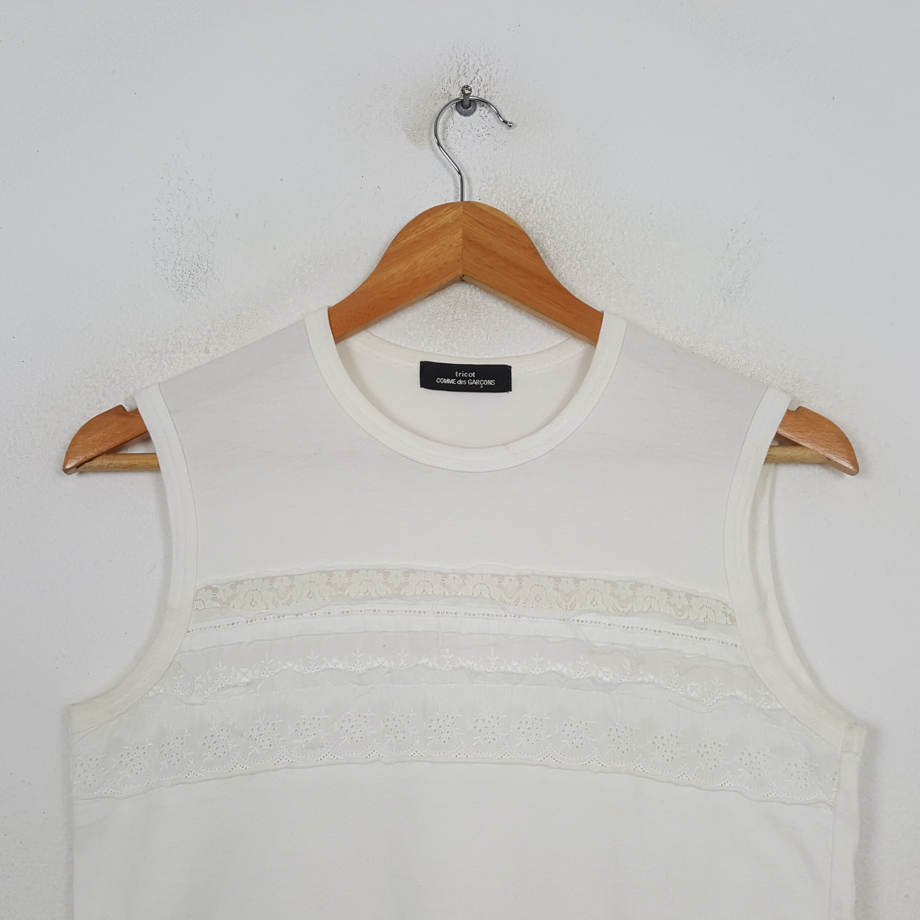 Tricot Comme des Garcons Vintage Tricot Comme Des Garçons Sleeveless T-Shirt C301N51 Size S / US 4 / IT 40 - 2 Thumbnail