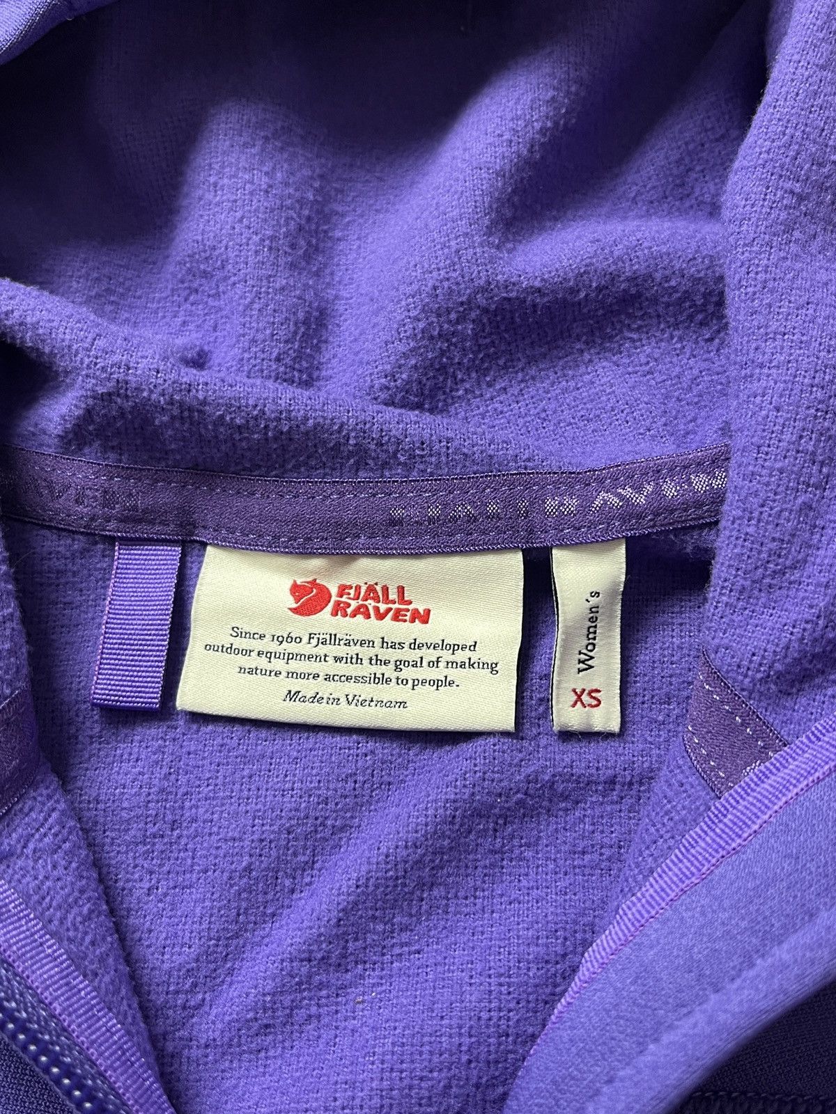 Fjallraven Fjallraven Abisko Trail Fleece Women's Jacket Purple Size XS / US 0-2 / IT 36-38 - 7 Thumbnail