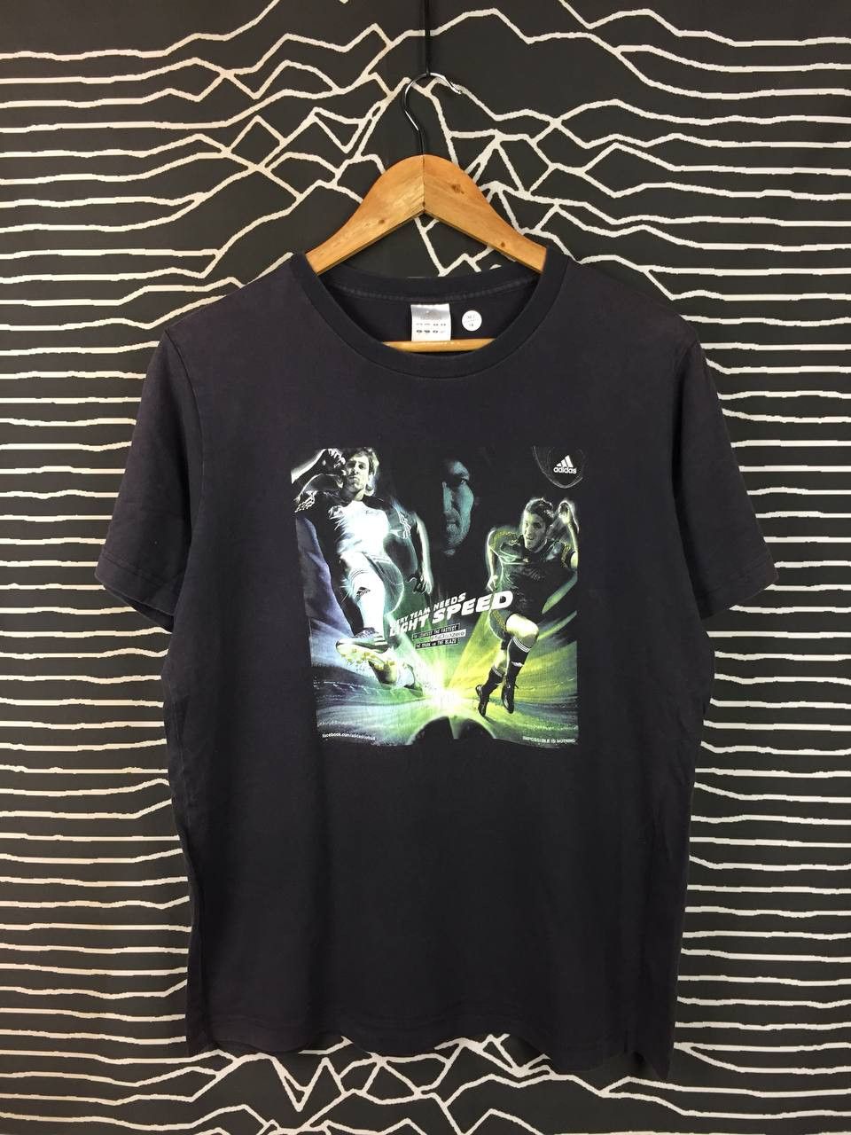 Adidas Vtg Adidas F50 Adizero Lionel Messi David Villa Tee Size US M / EU 48-50 / 2 - 1 Thumbnail