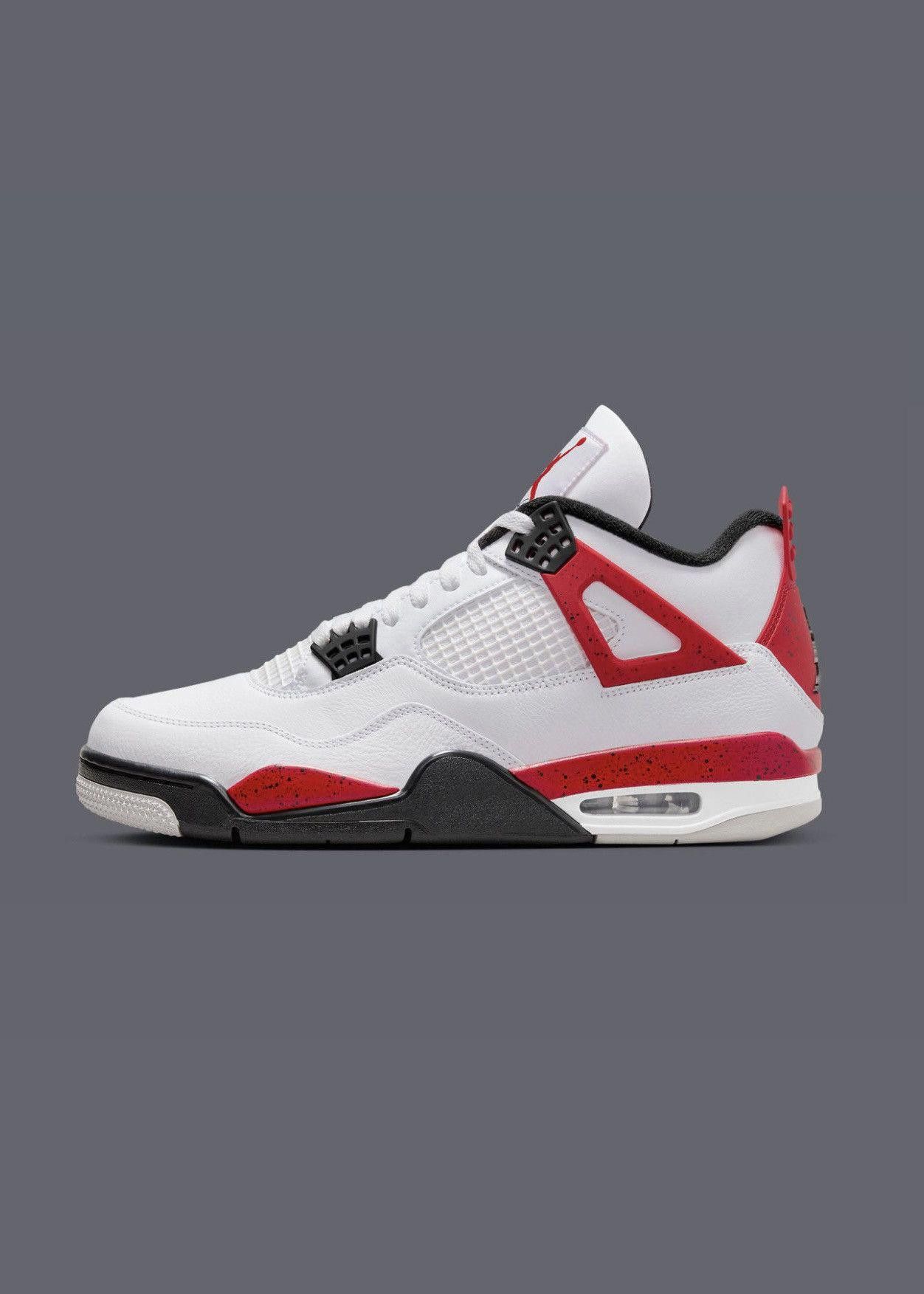 Jordan Brand Jordan 4 Retro Red Cement Size US 12 / EU 45 - 2 Thumbnail