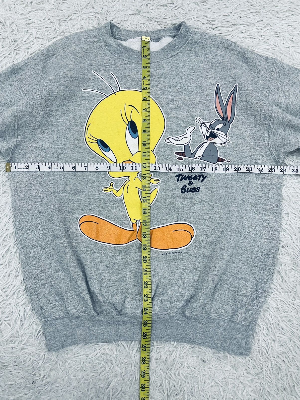 Warner Bros Vintage 1994 Warner Bros Looney Tunes Sweatshirt Size US L / EU 52-54 / 3 - 8 Thumbnail