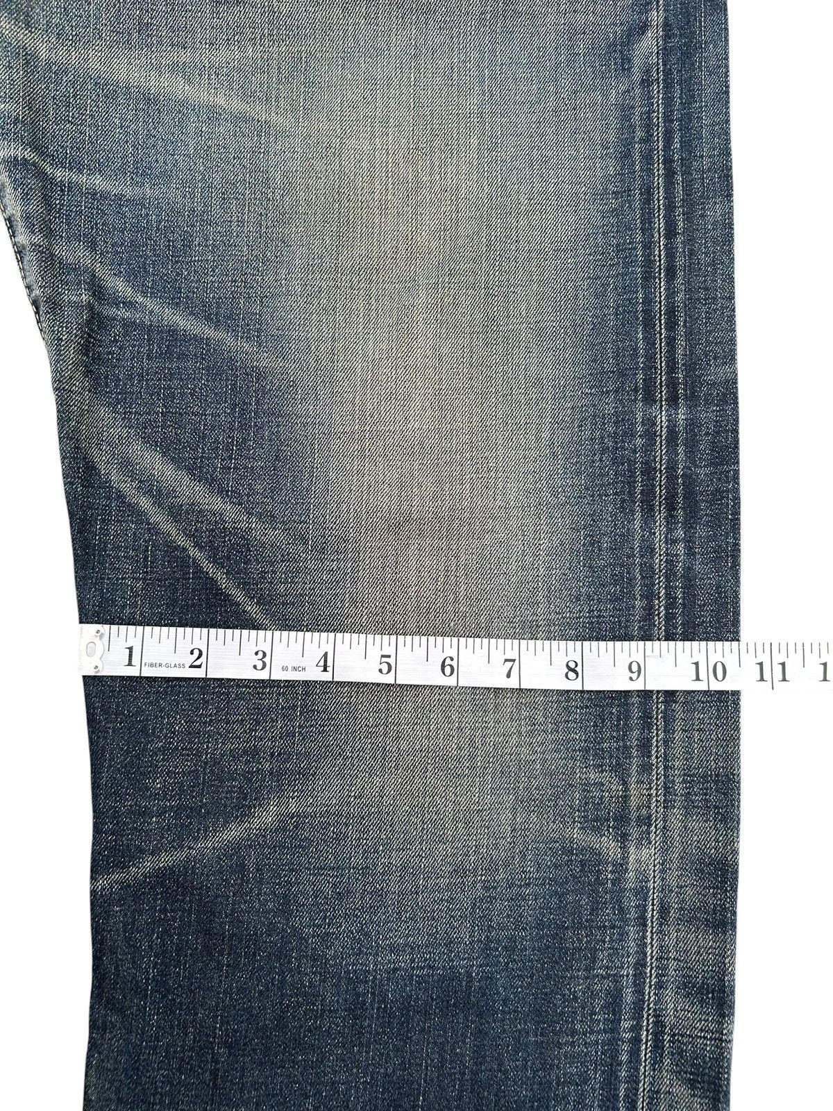 Kapital Vintage Buckle Back Edwin Selvedge Distressed Denim Jeans Size US 39 - 21 Thumbnail