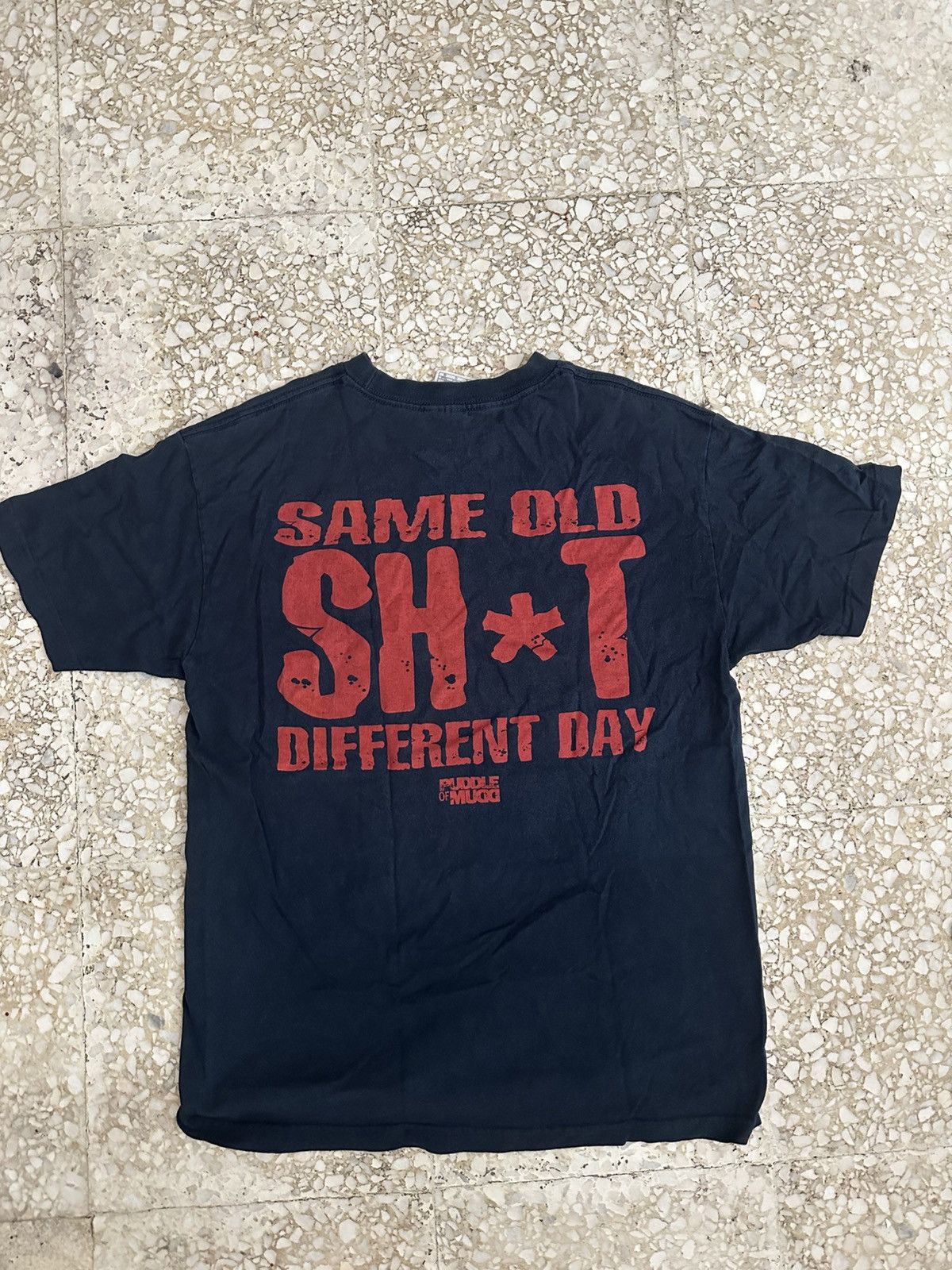 Band Tees × Vintage Vintage Y2K Puddle Of Mudd “ Same Day Different Shit “ Size US XL / EU 56 / 4 - 2 Thumbnail
