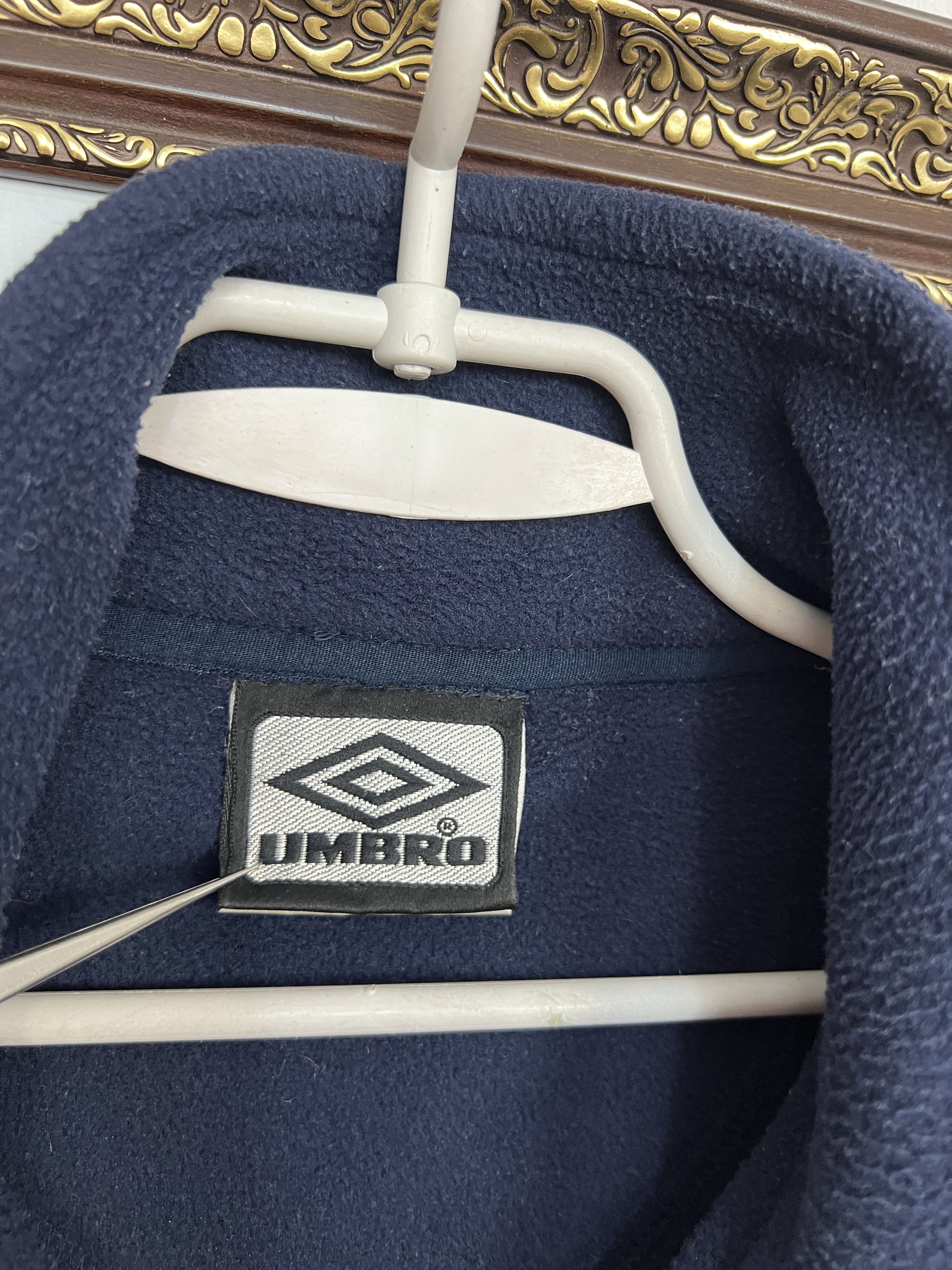 Umbro Vintage Manchester United Fleece Jacket Soccer Track Top Size US XXL / EU 58 / 5 - 6 Thumbnail
