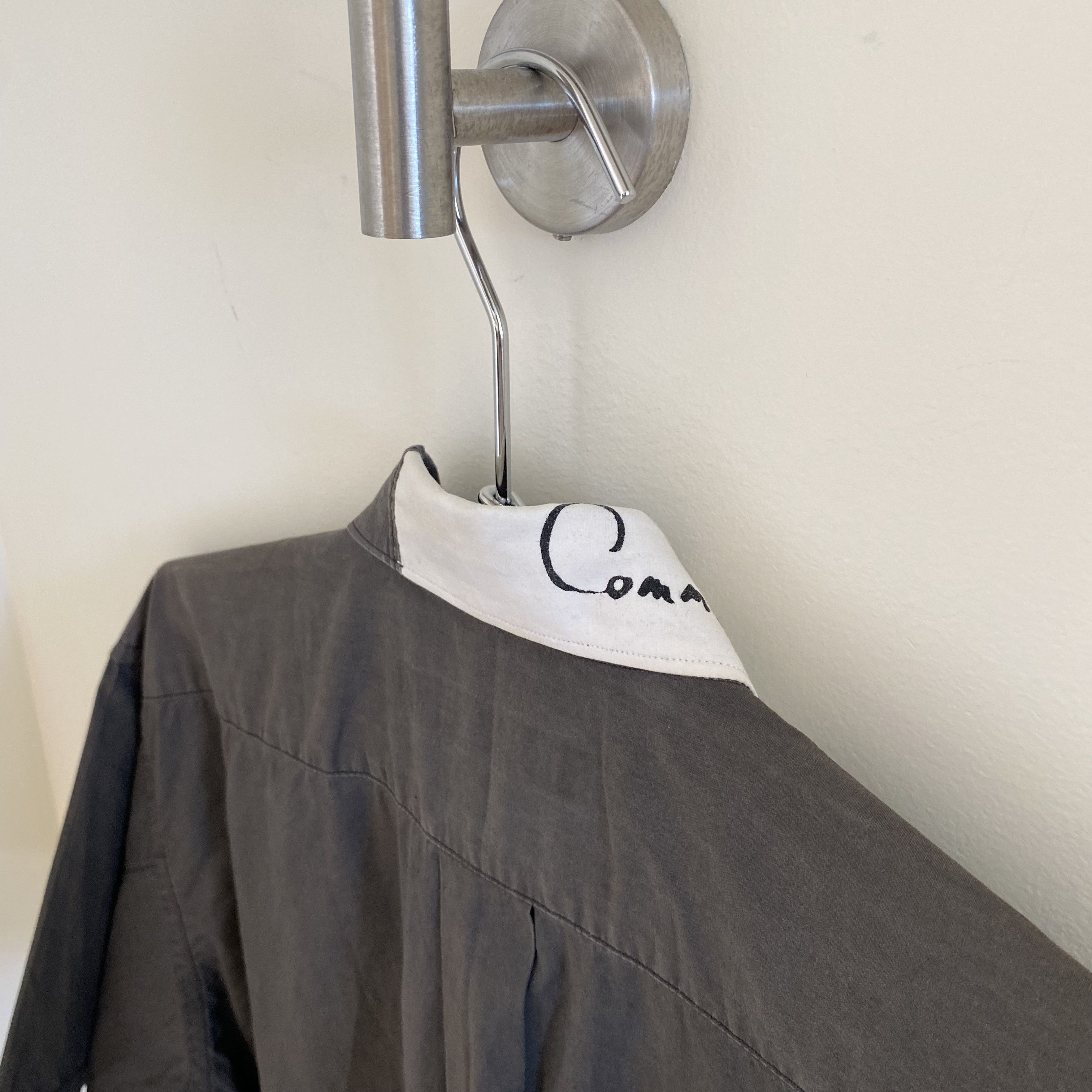 Comme des Garcons Comme des Garcons 1989 Collar Logo Shirt Size US L / EU 52-54 / 3 - 8 Thumbnail
