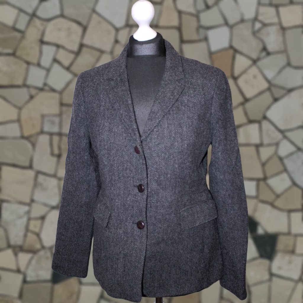 Gant GANT womens grey wool blazer jacket UK 14 US 10 Size XL / US 12-14 / IT 48-50 - 1 Thumbnail