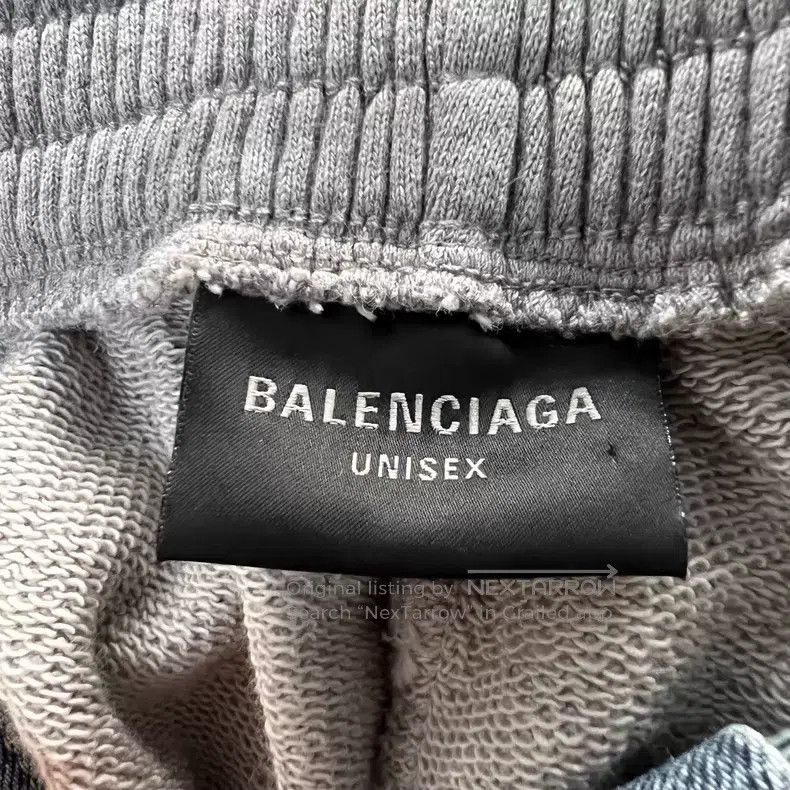 Balenciaga Balenciaga size XS Patchwork Distressed Denim Wide Leg Pan Size US 27 - 3 Thumbnail