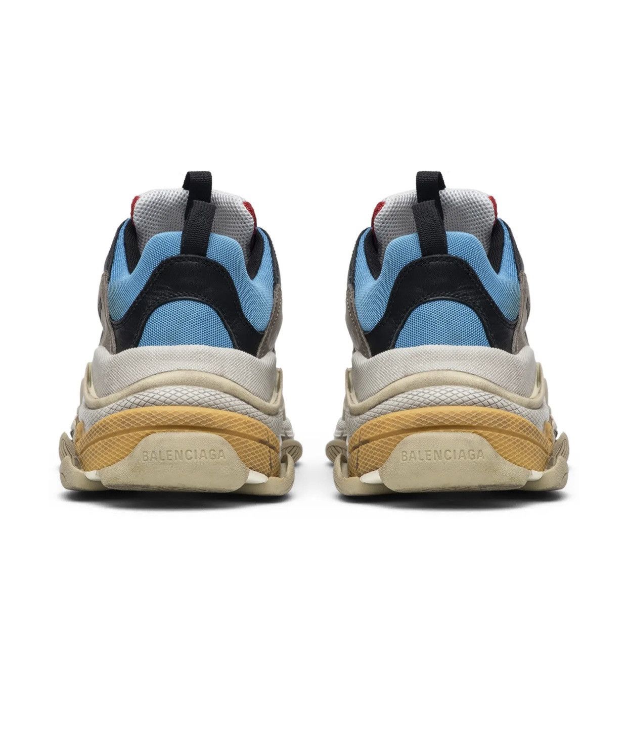 Balenciaga Balenciaga Triple S Sneaker 'Blue Red' 2018 Mens Size 12 New Size US 12 / EU 45 - 2 Thumbnail